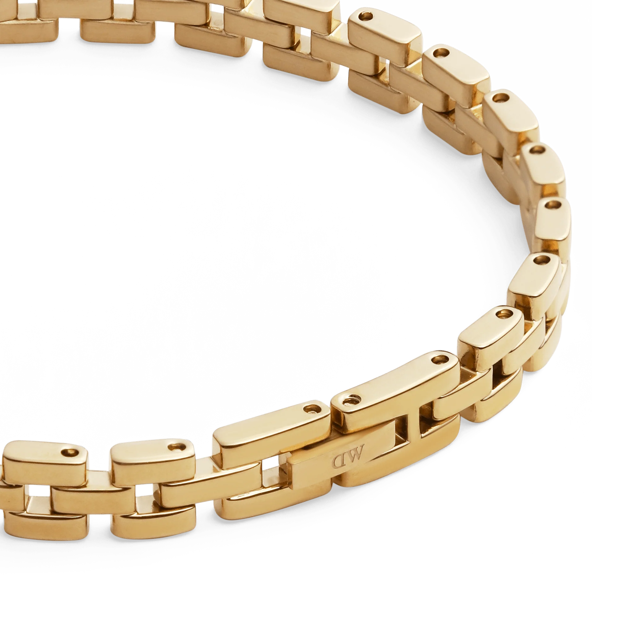3-Link Bracelet Gold - Image 4