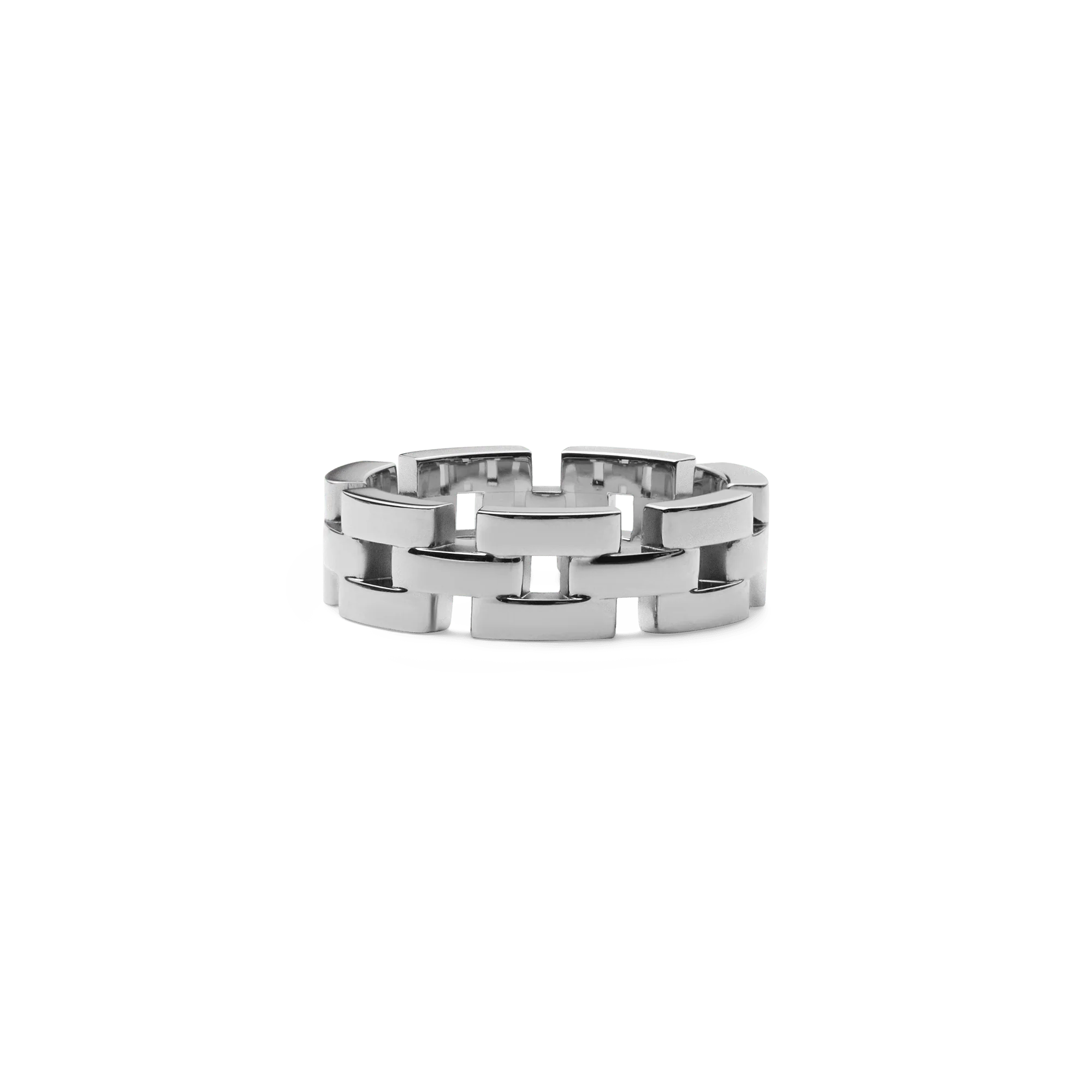 3-Link Ring Silver - Image 4