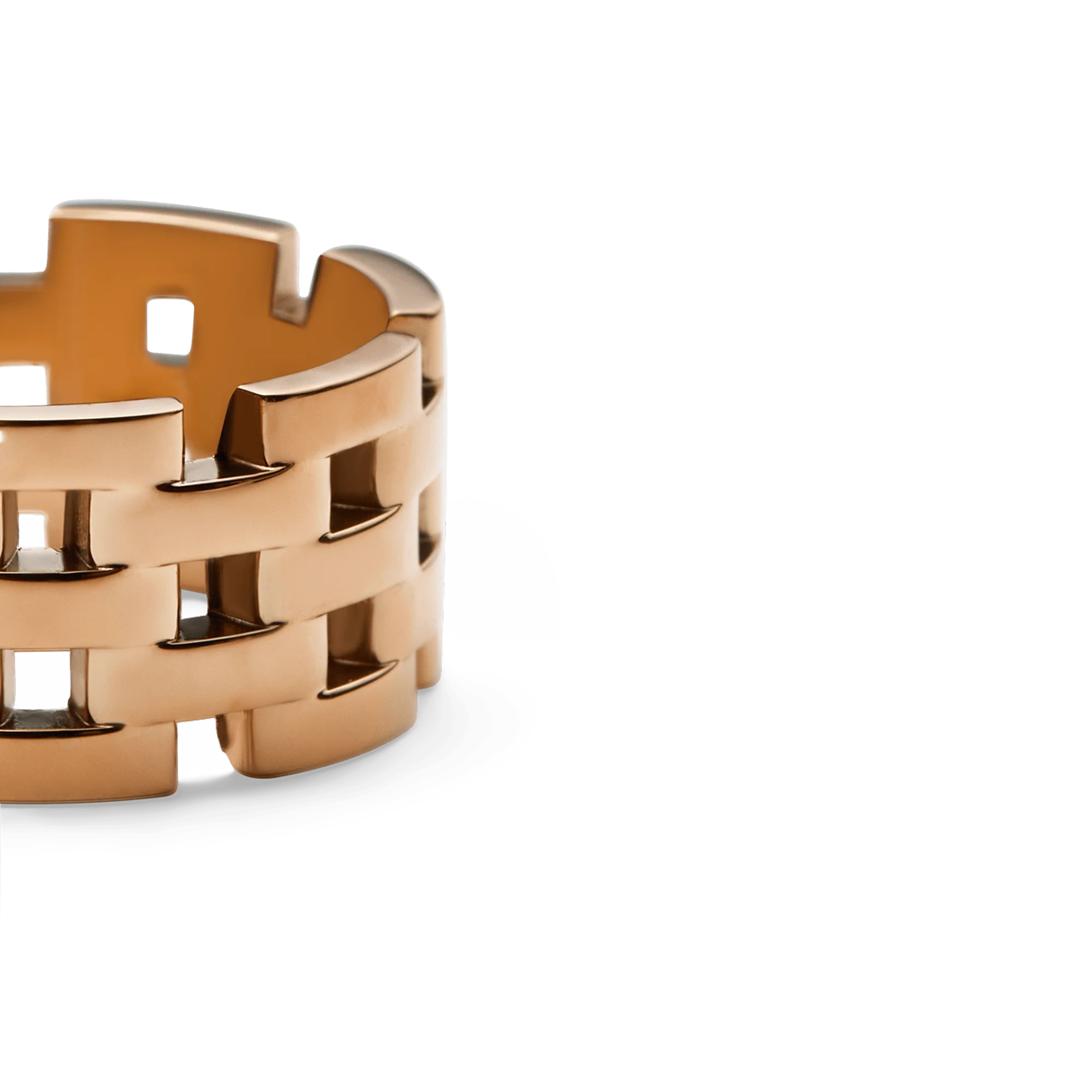 5-Link Ring Rose Gold - Image 3