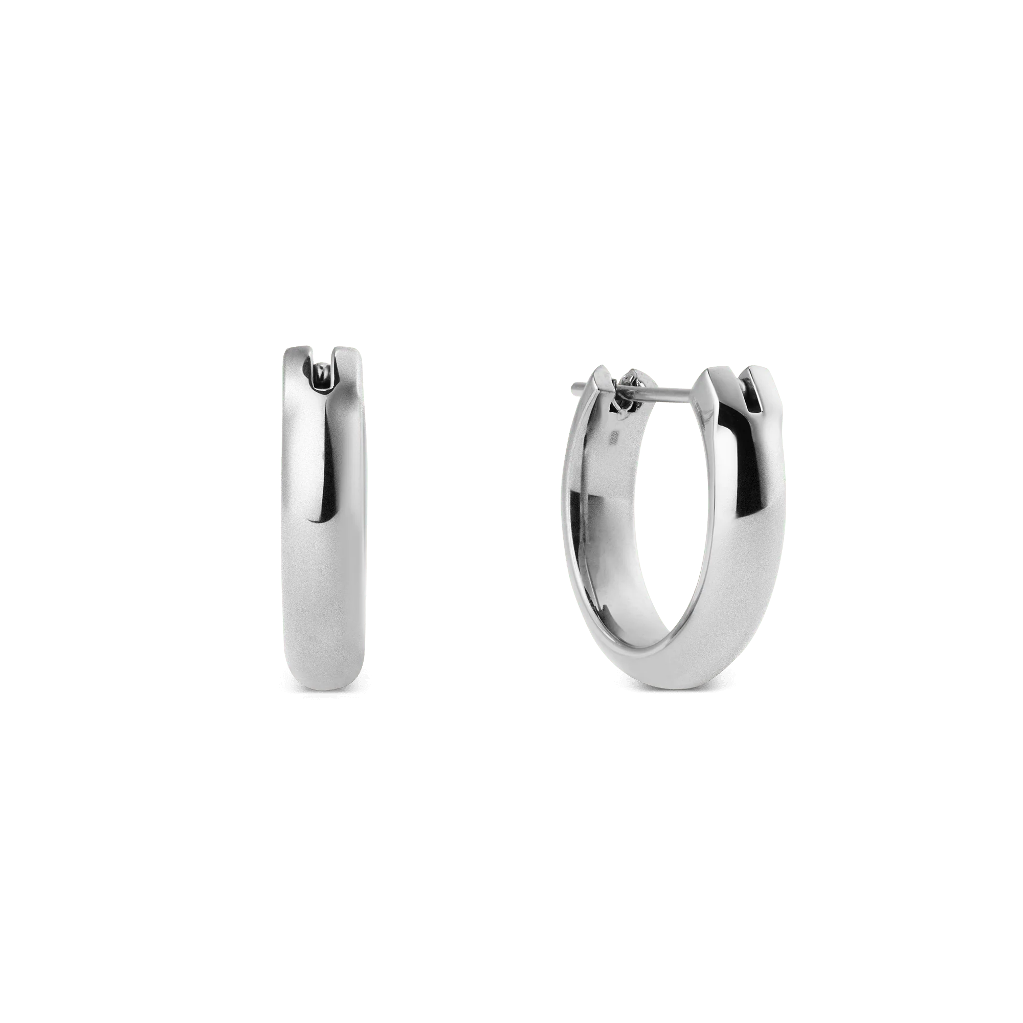 Arch Earrings Silver 12mm