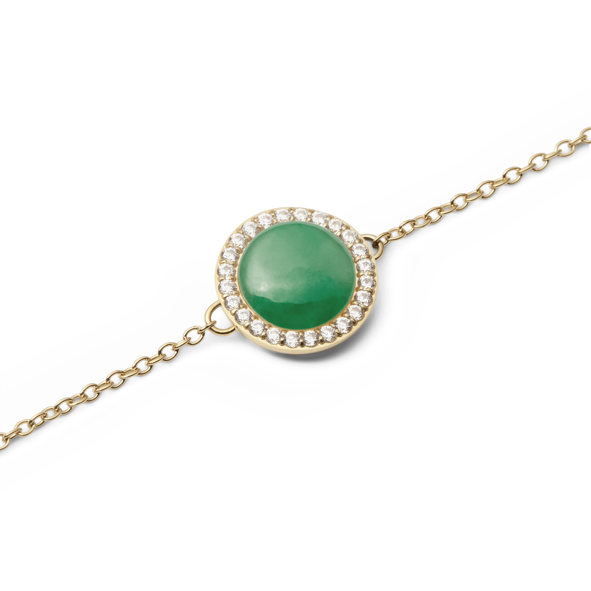 Audrey Bracelet Jade Gold - Image 3