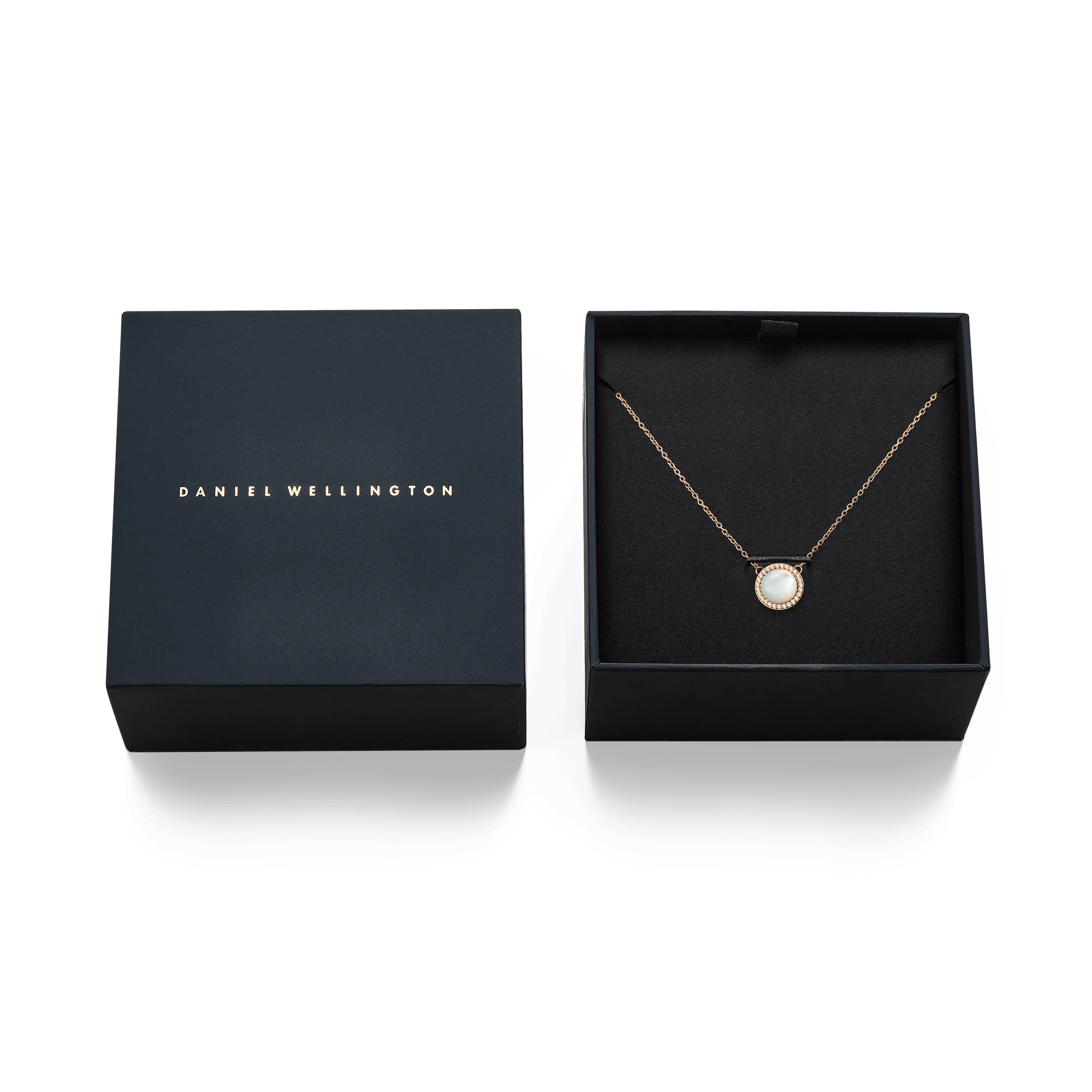 Audrey Necklace Mother of Pearl Rose Gold - Image 5