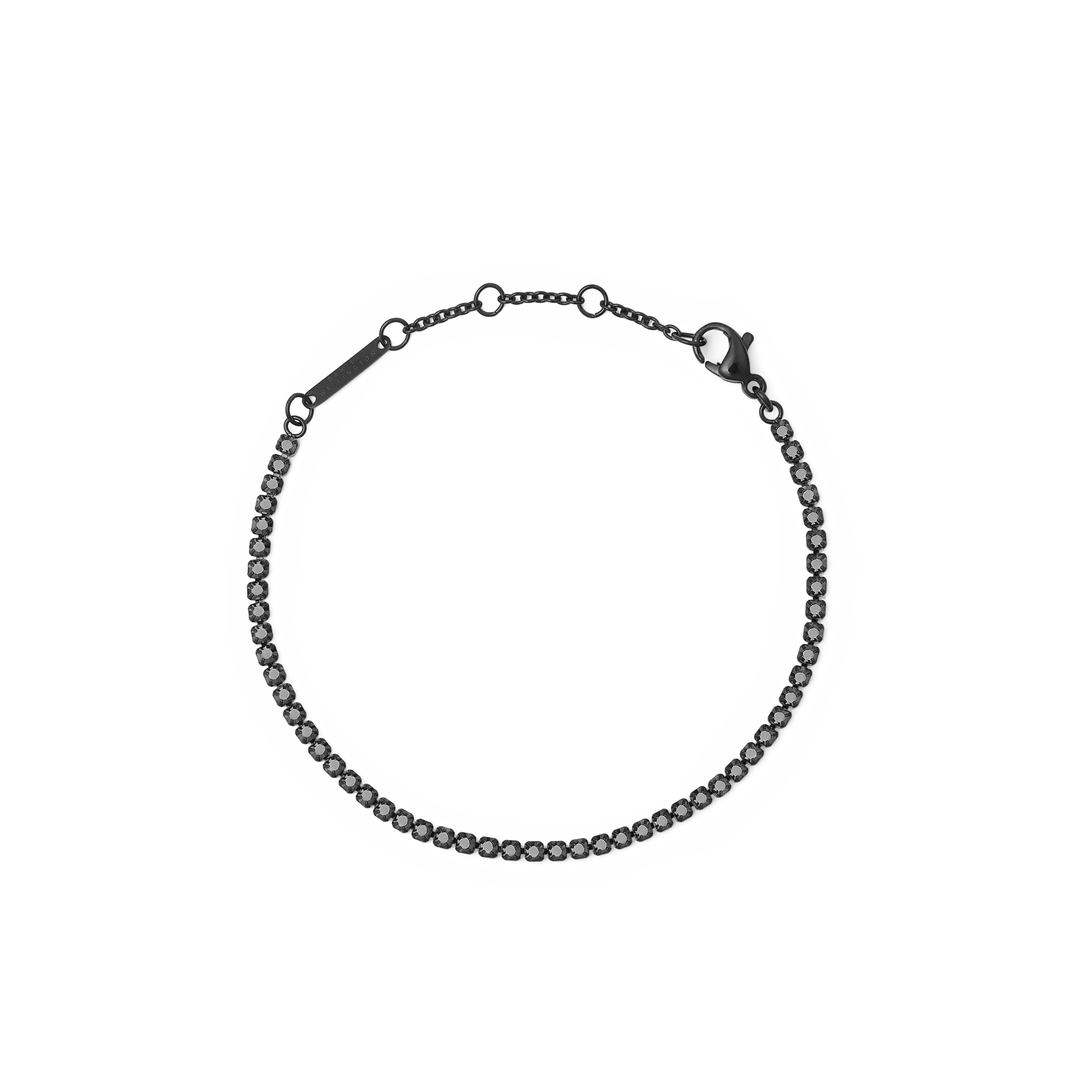 Black Crystal Tennis Bracelet