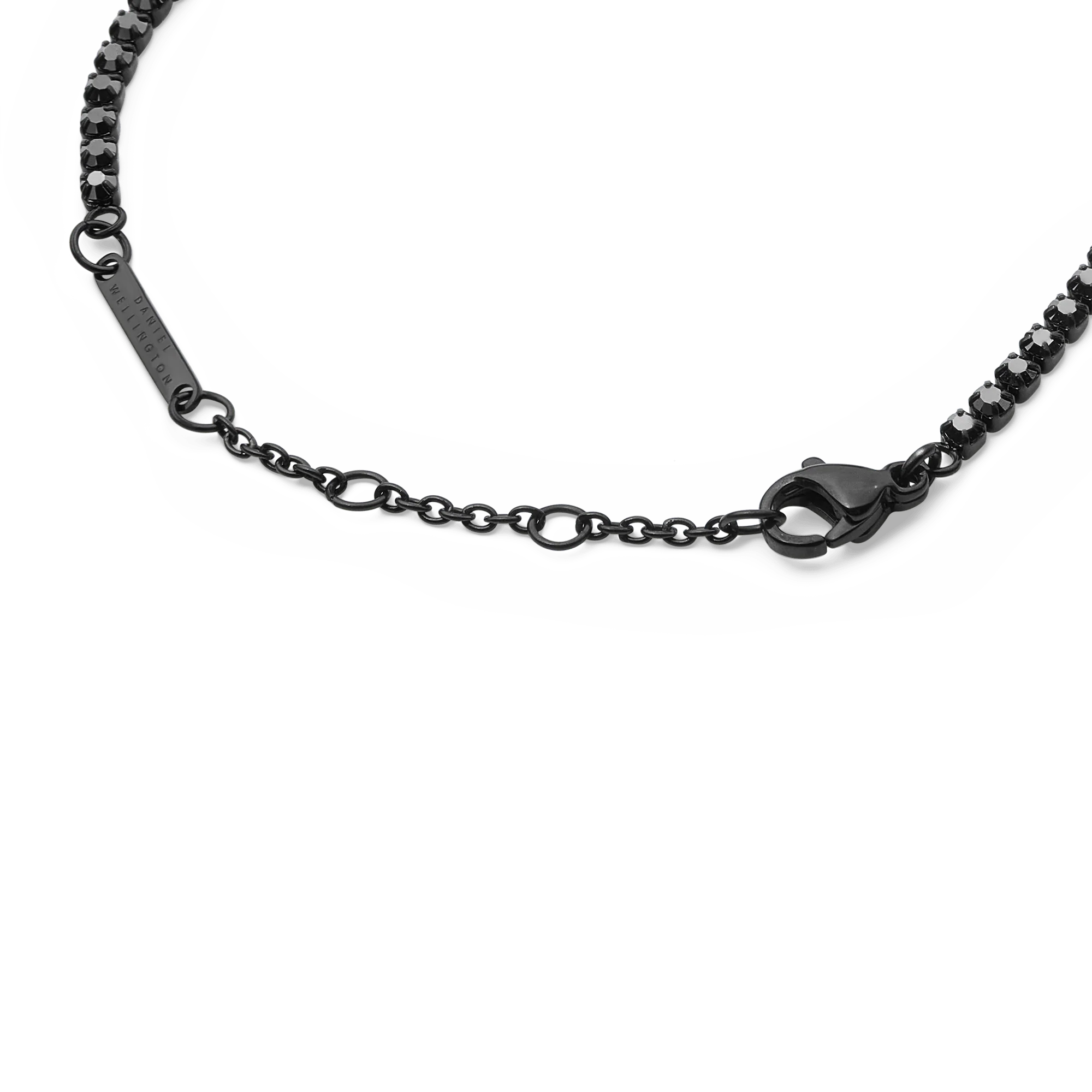 Black Crystal Tennis Bracelet - Image 4