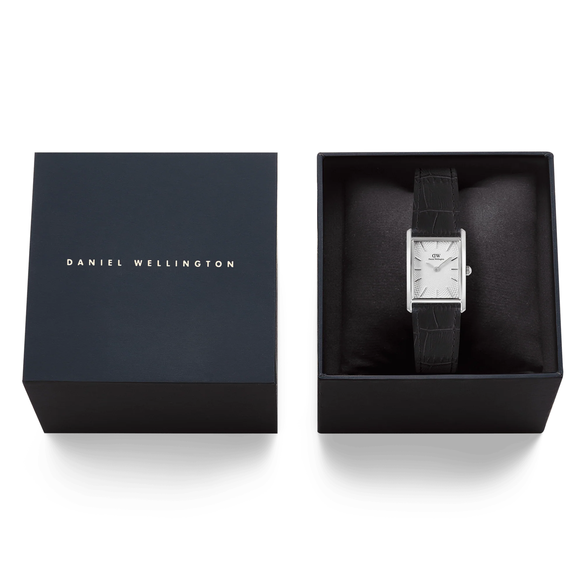Bound Black Crocodile Guilloché Silver - Image 6