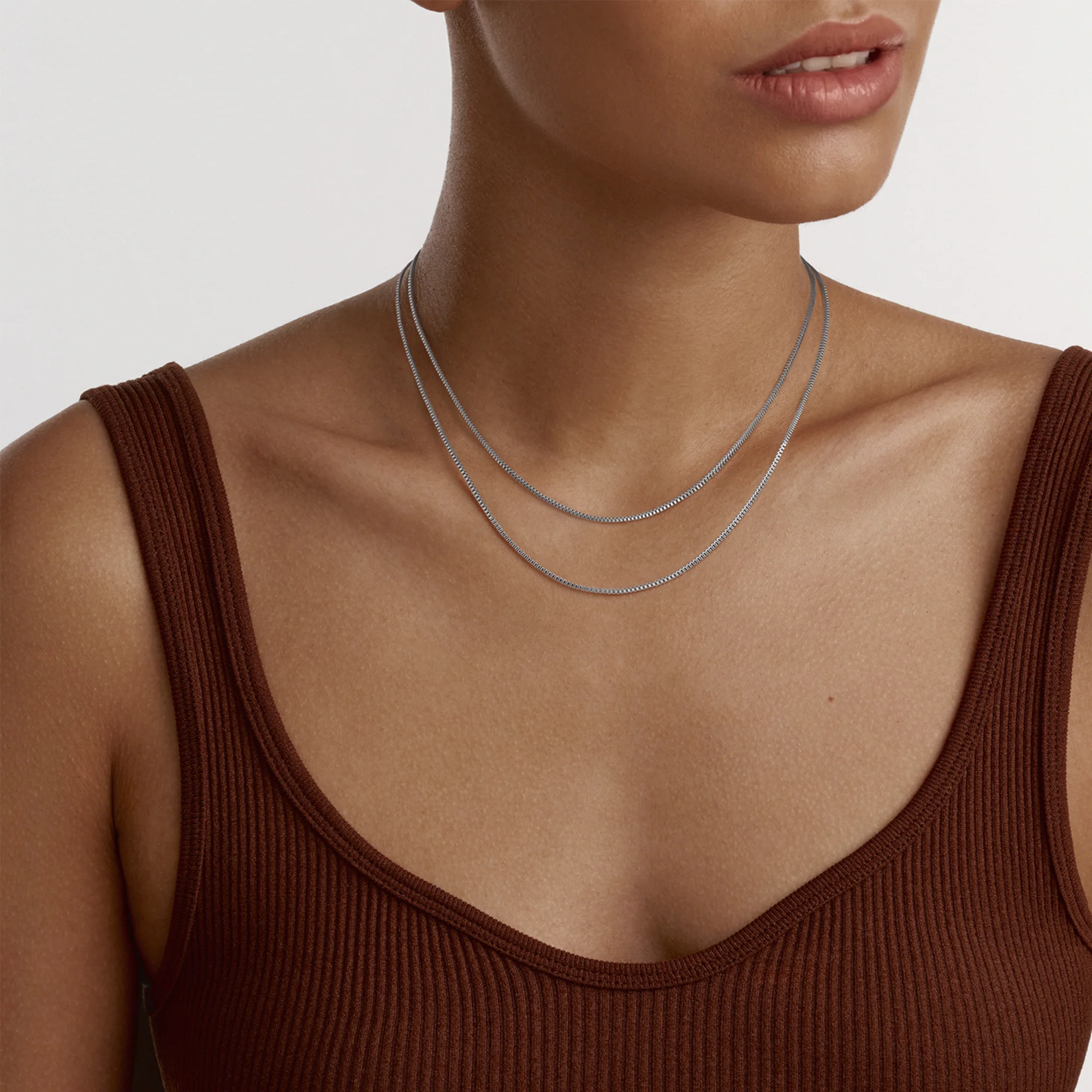 Box Chain Necklace S - Image 2
