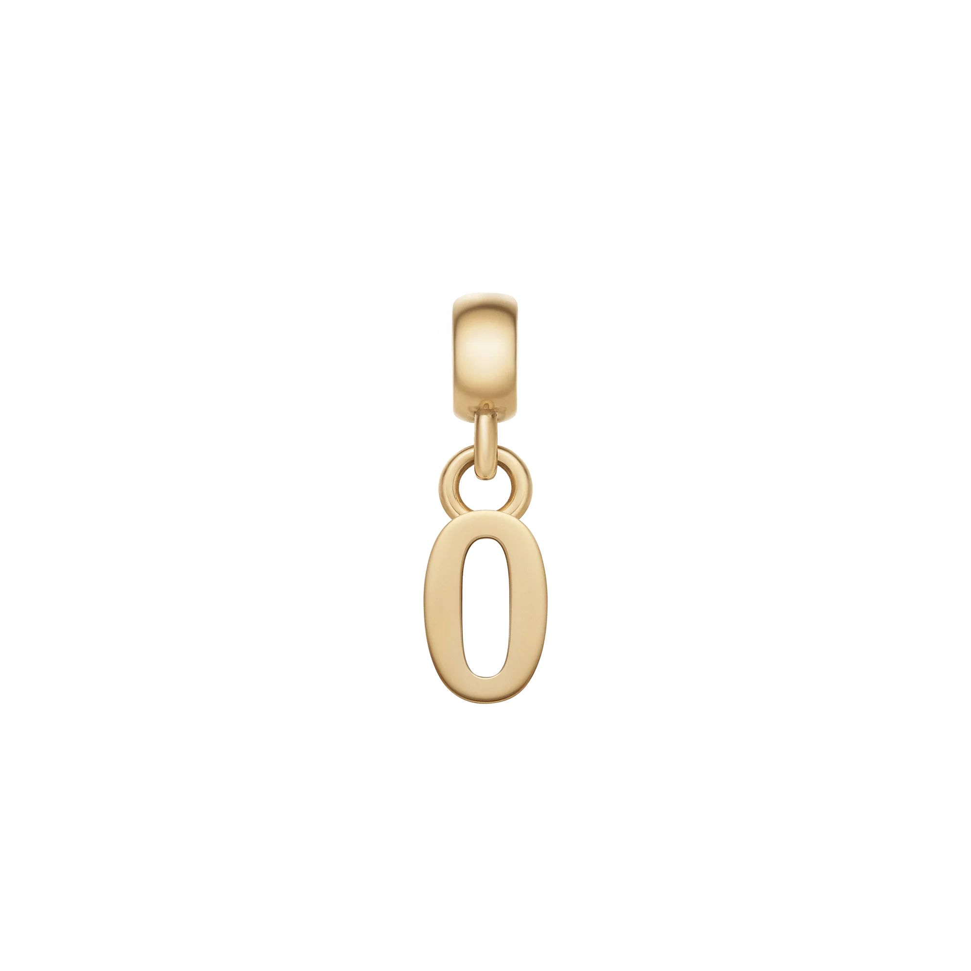 Number Charm Gold