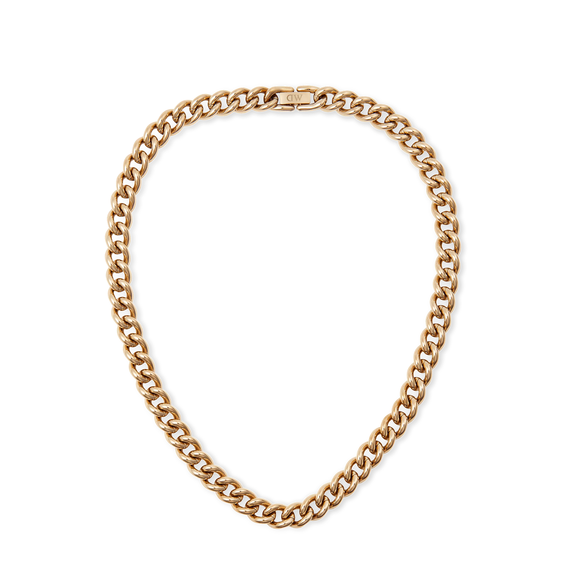 Chunky Chain Necklace Rose Gold