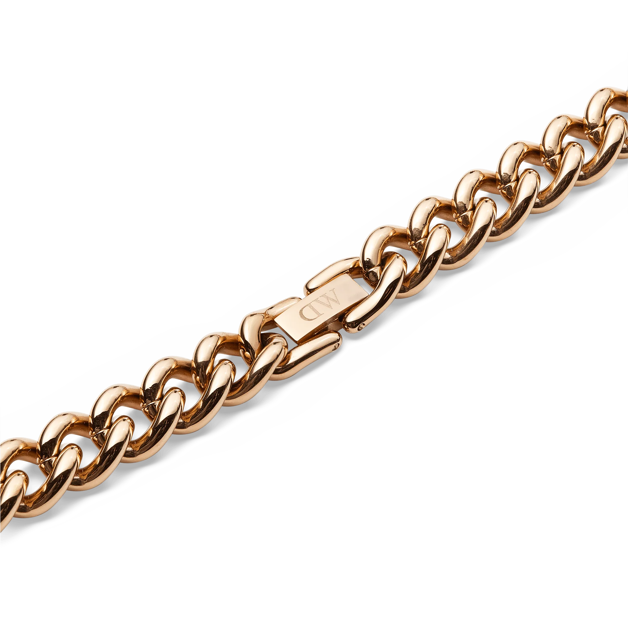 Chunky Chain Necklace Rose Gold - Image 4