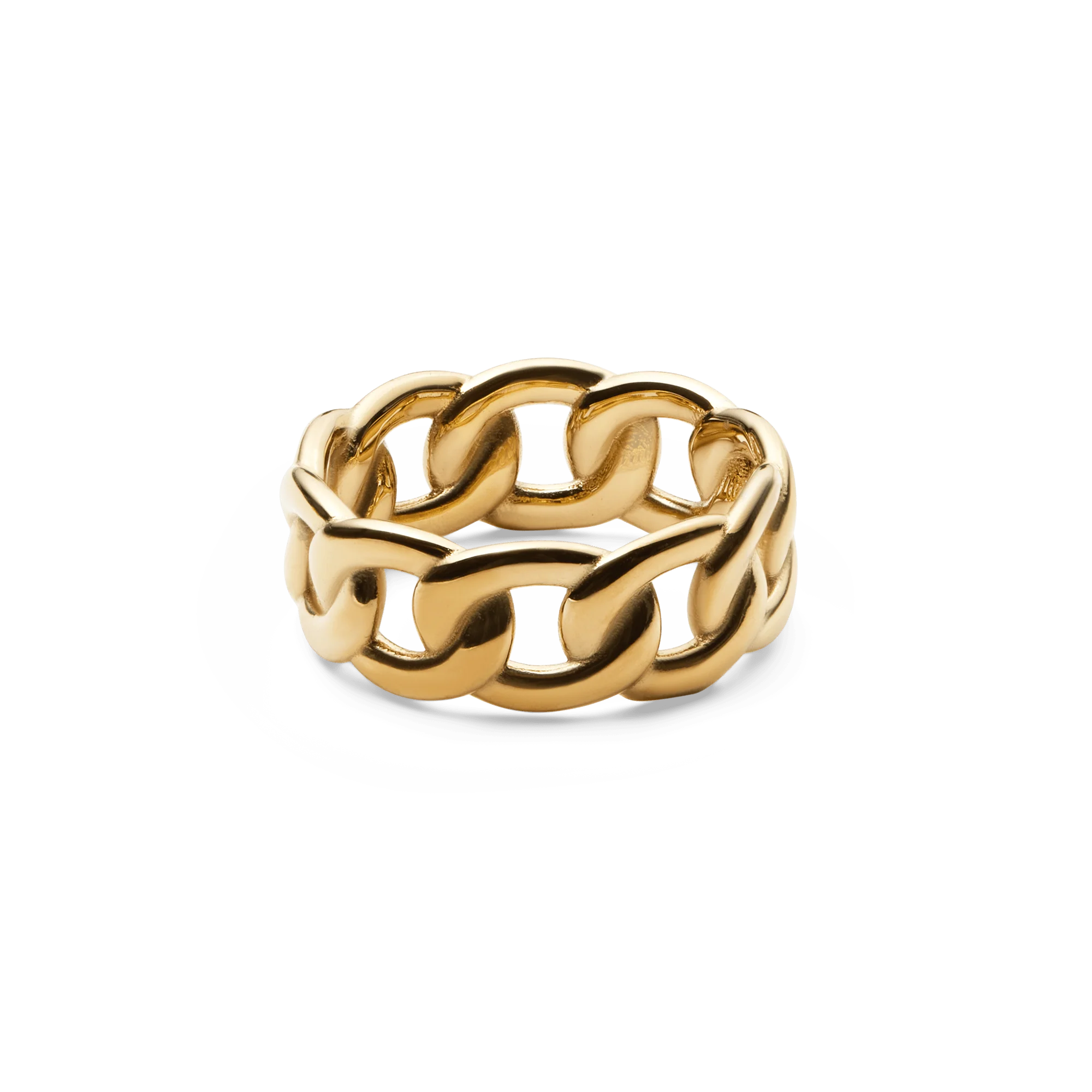 Chunky Chain Ring Gold - Image 4
