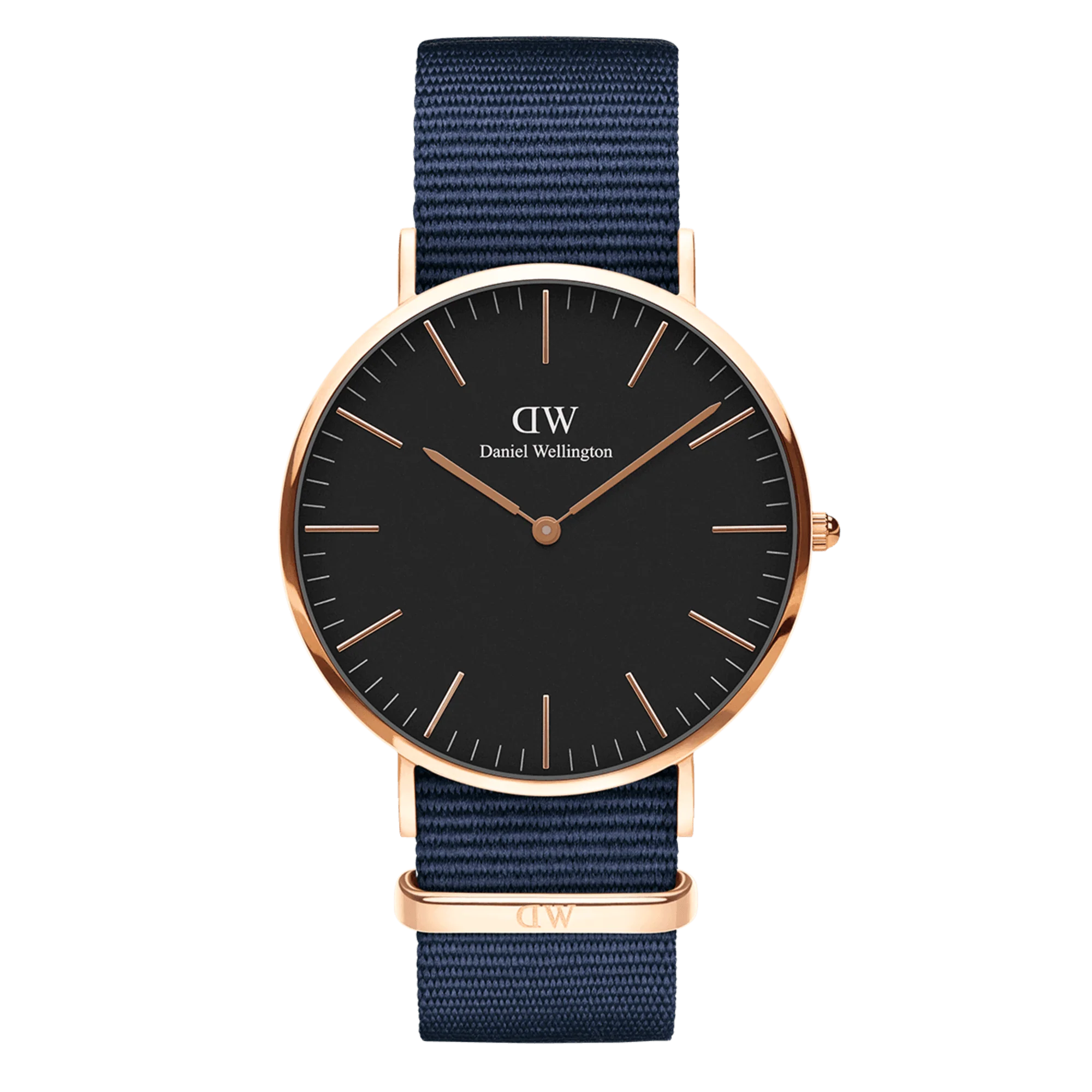 Classic Bayswater Black Rose Gold