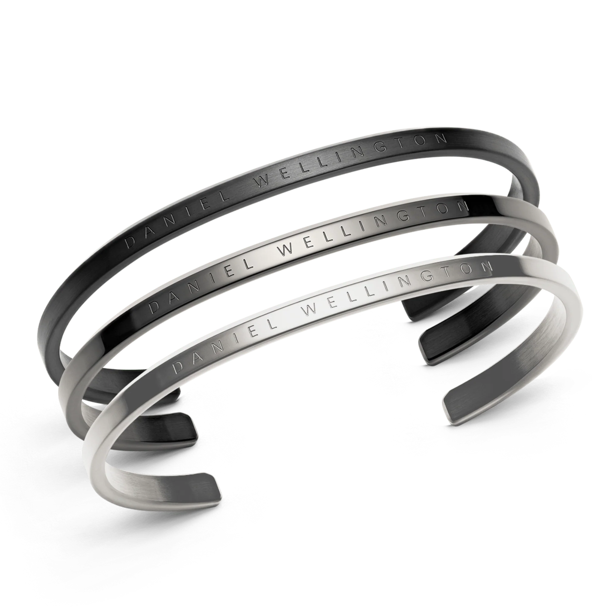 Classic Bracelet Black + Graphite + Silver