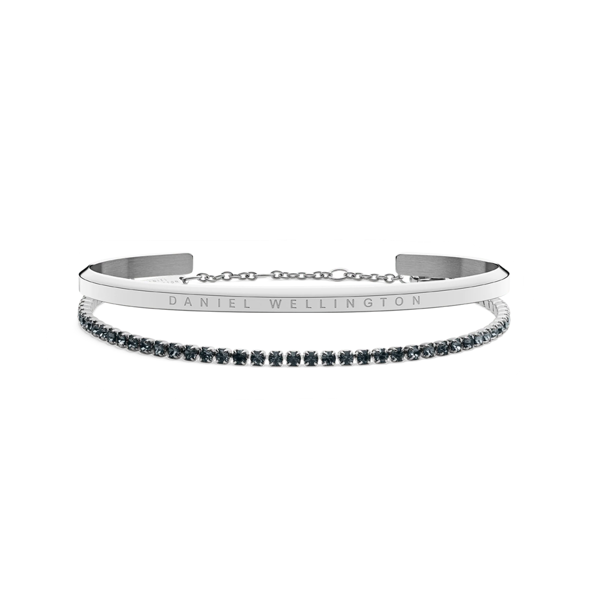 Classic Bracelet Silver & Tennis Bracelet Nightfall Silver