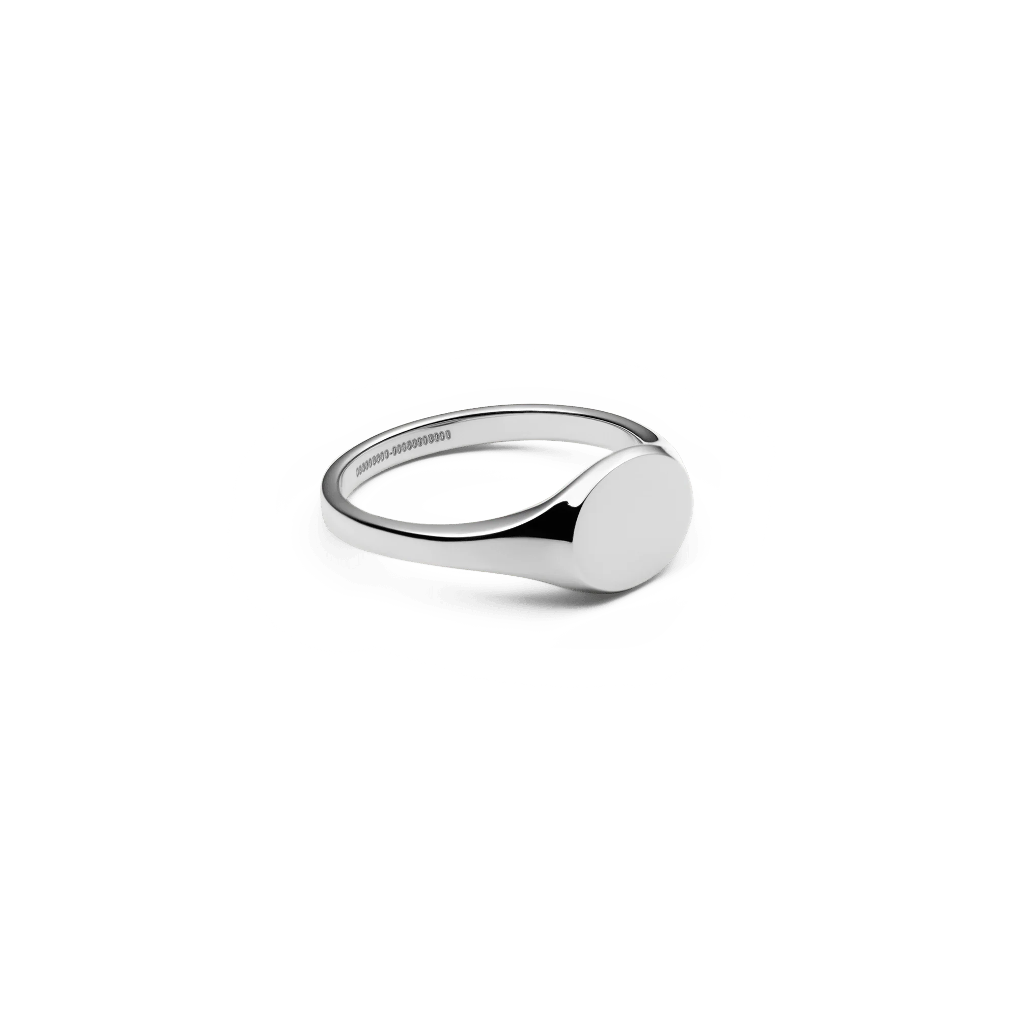 Classic Mini Signet Ring Silver - Image 3