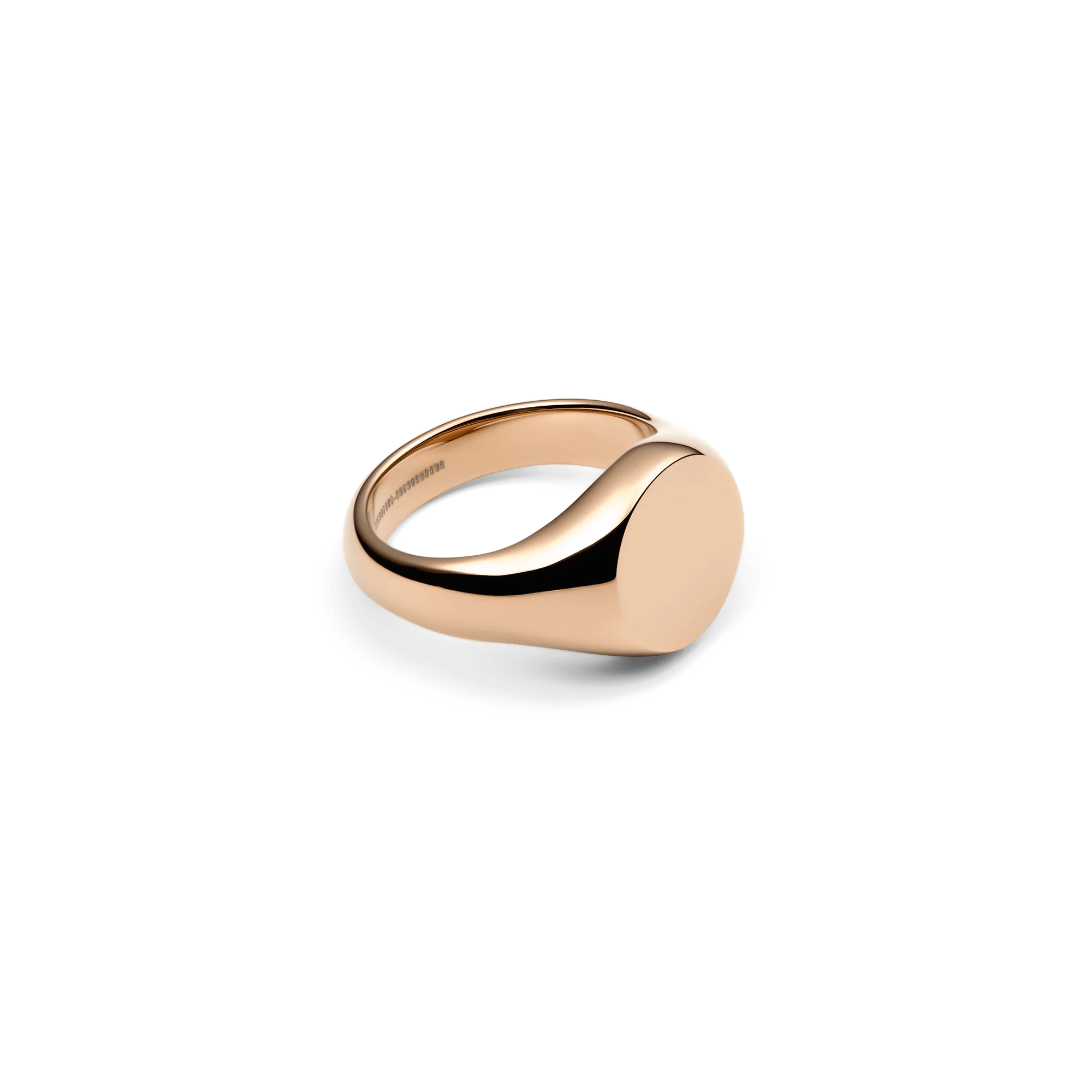 Classic Signet Ring Rose Gold - Image 3