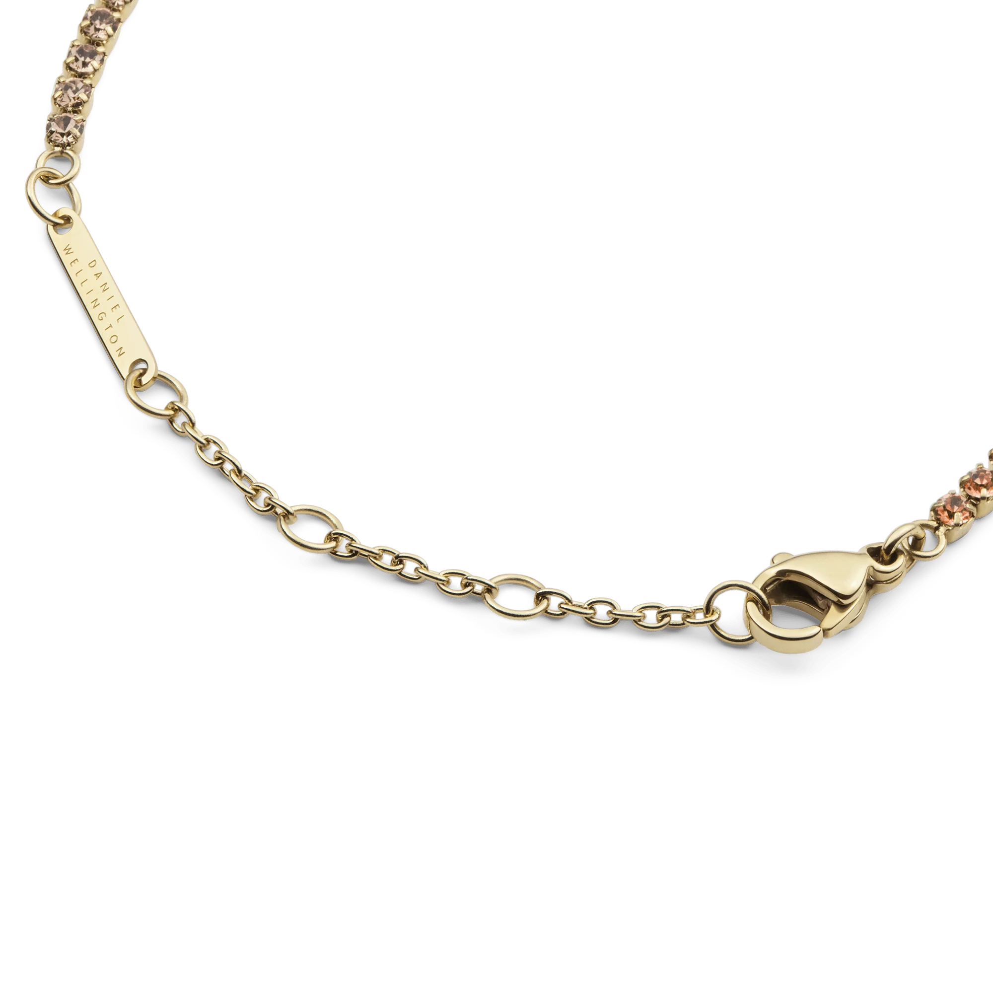 Classic Tennis Bracelet Apricot Gold - Image 4