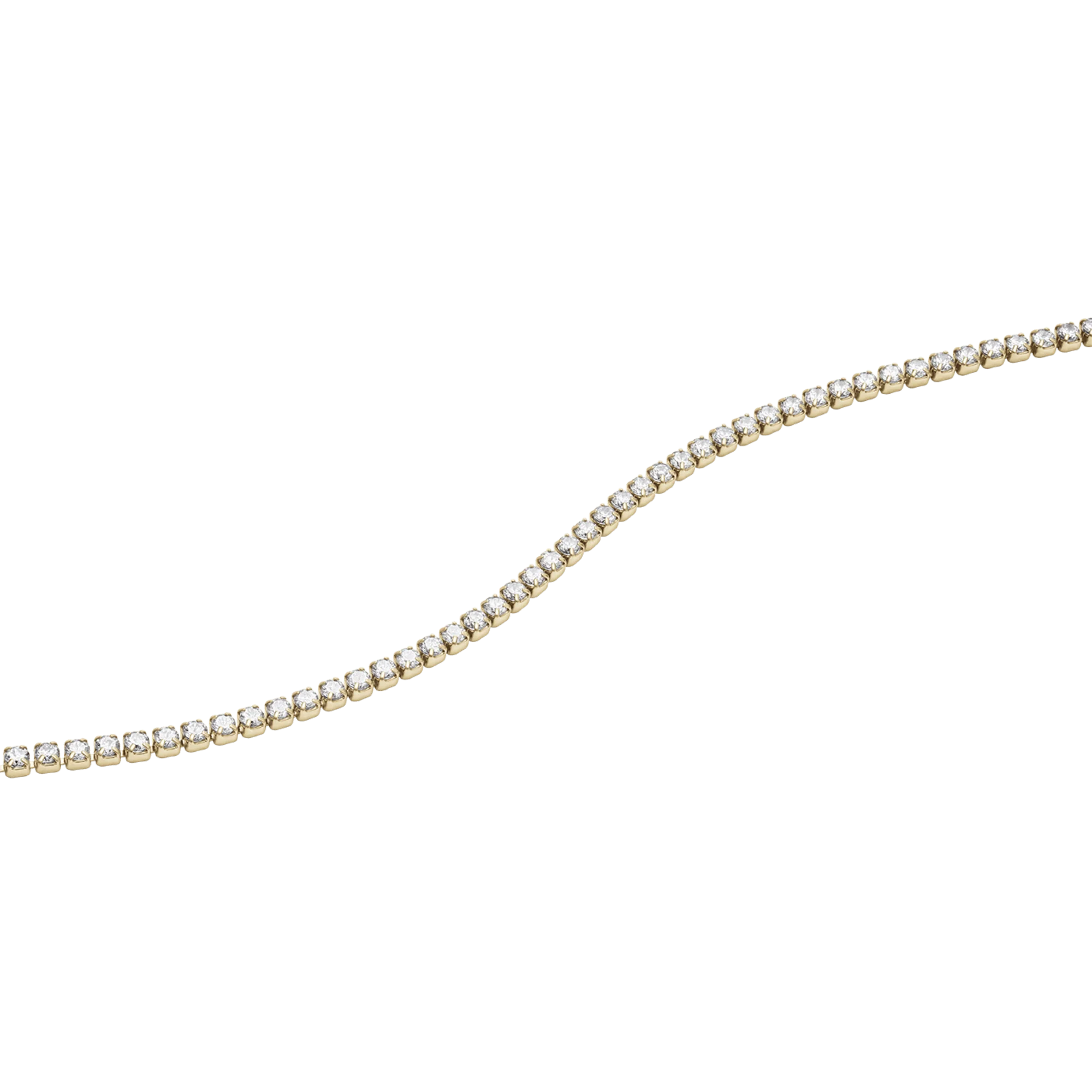 Classic Tennis Bracelet Gold - Image 3