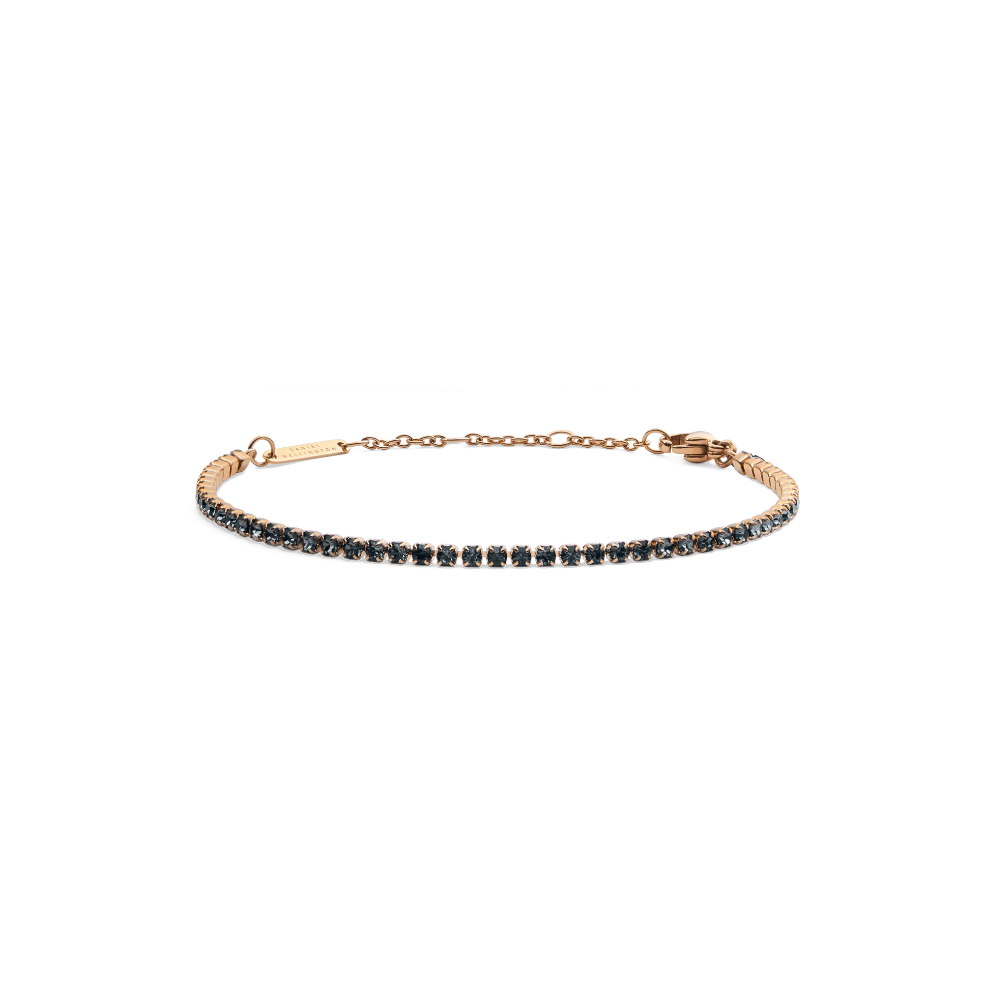 Classic Tennis Bracelet Nightfall Rose Gold