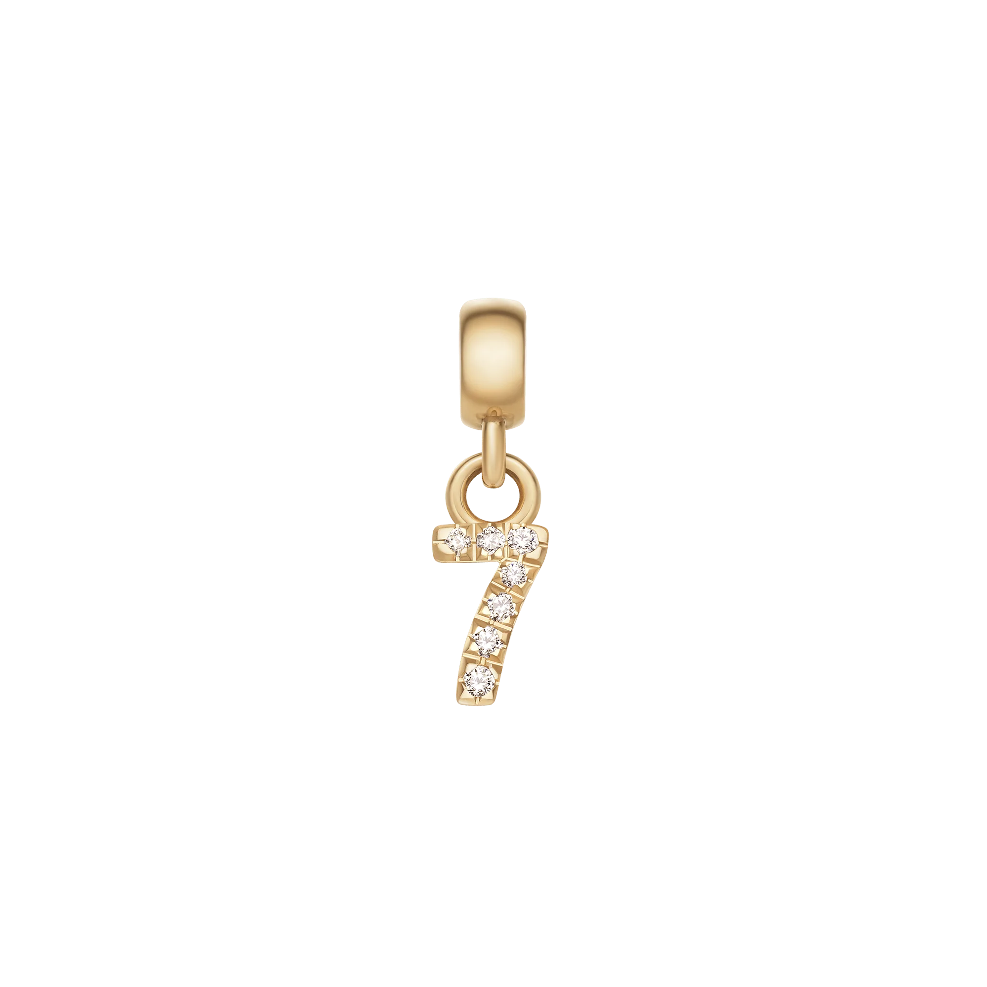 Crystal Number Charm Gold - Image 8
