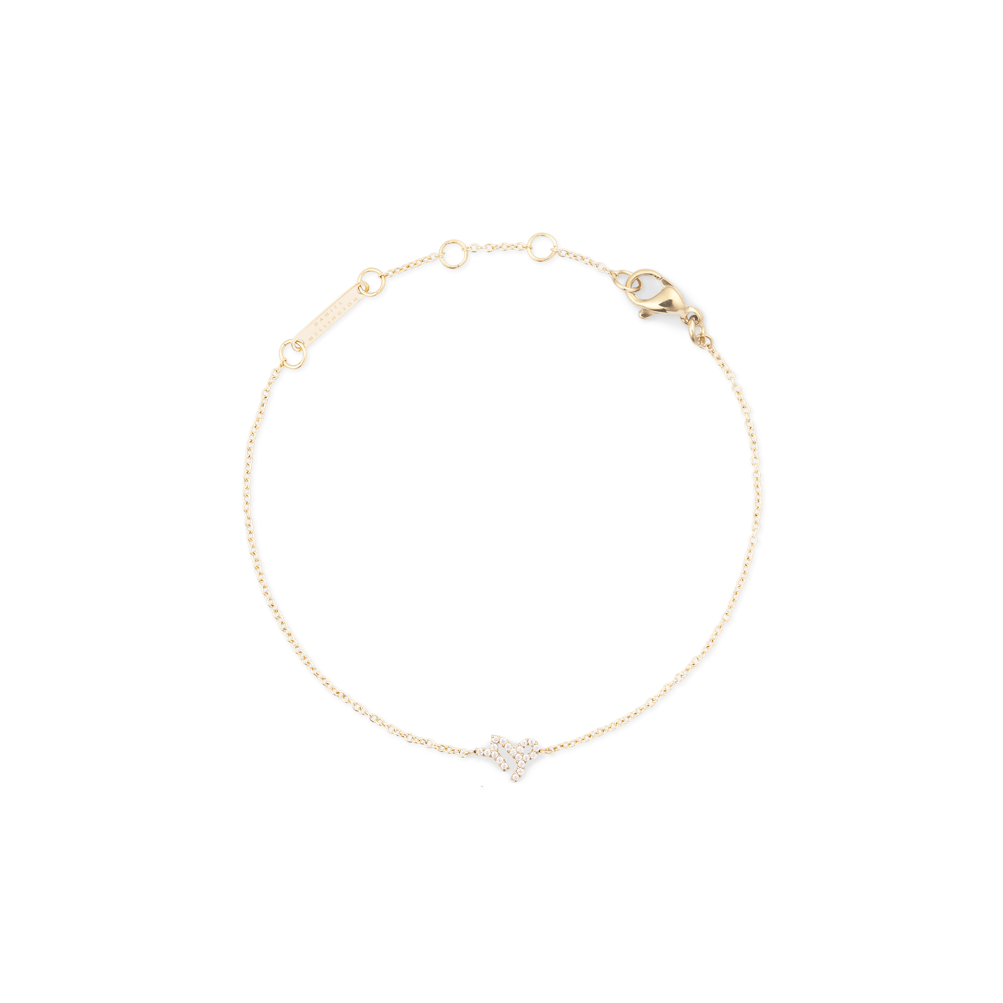 Crystal Zodiac Chain Bracelet Gold - Image 10