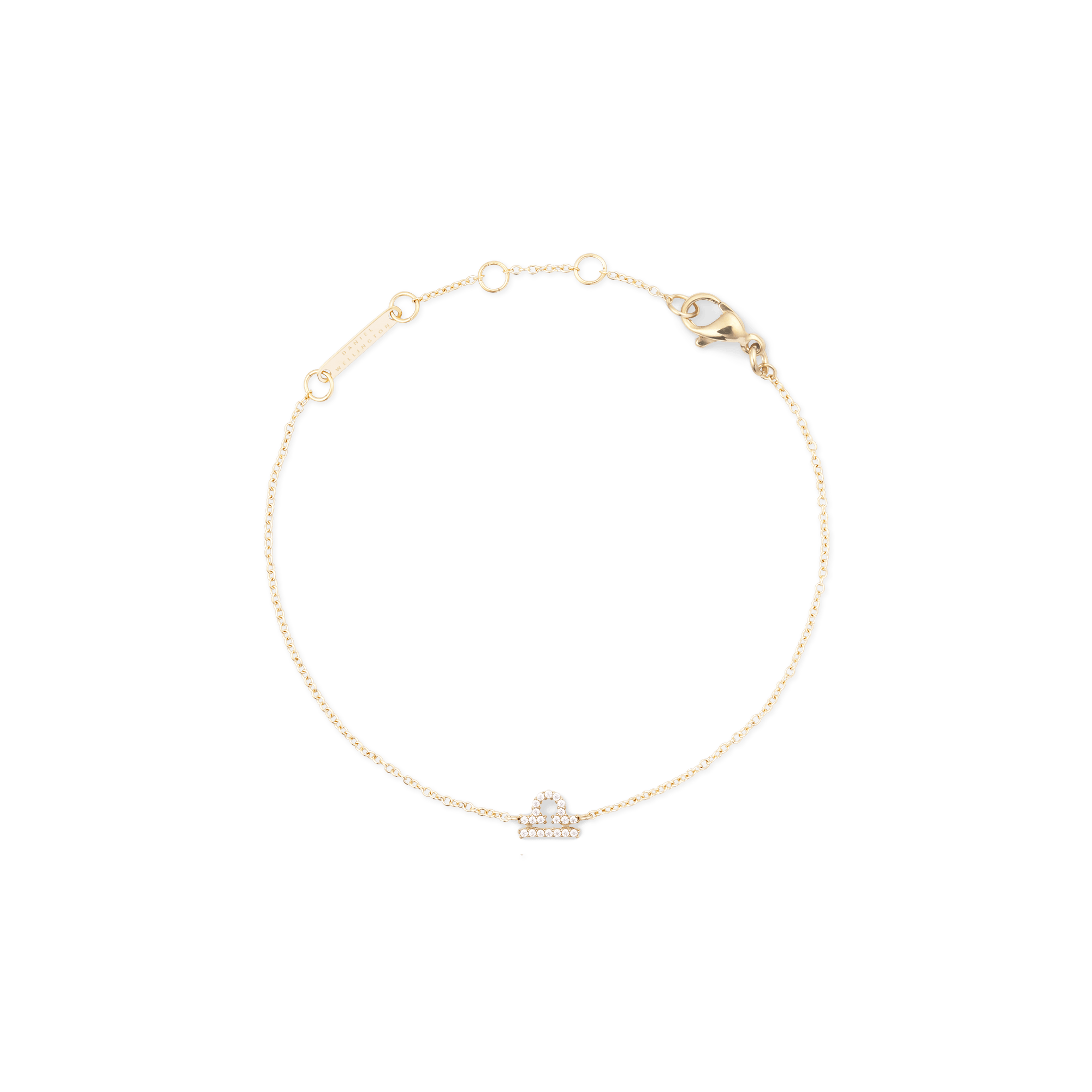 Crystal Zodiac Chain Bracelet Gold - Image 22