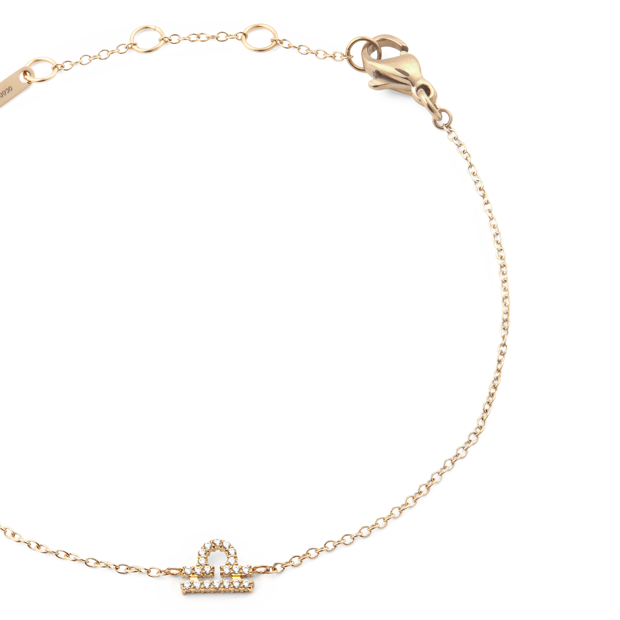 Crystal Zodiac Chain Bracelet Gold - Image 24