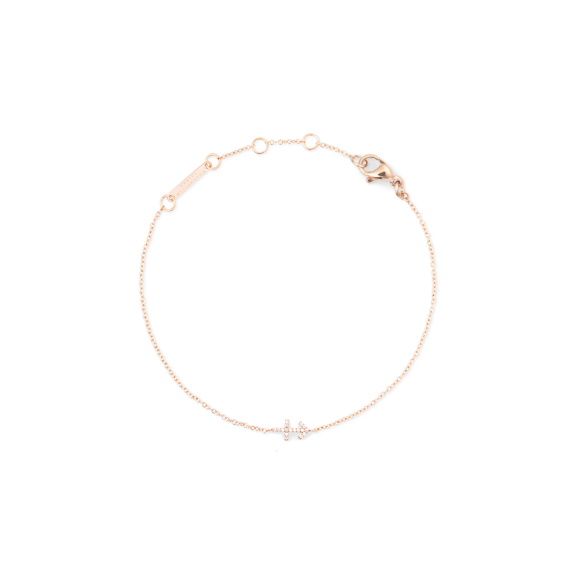 Crystal Zodiac Chain Bracelet Rose Gold - Image 14