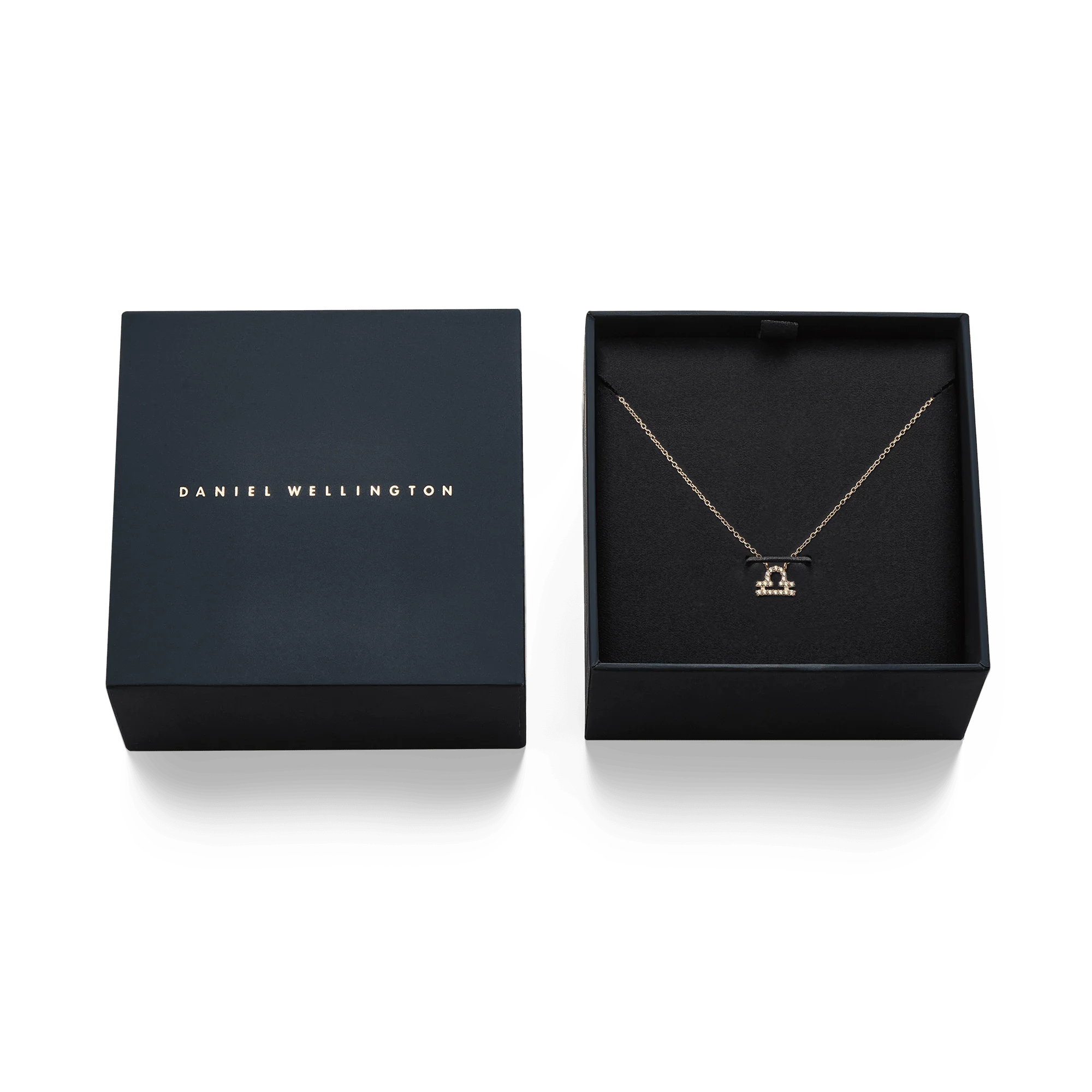 Crystal Zodiac Chain Necklace Gold - Image 24