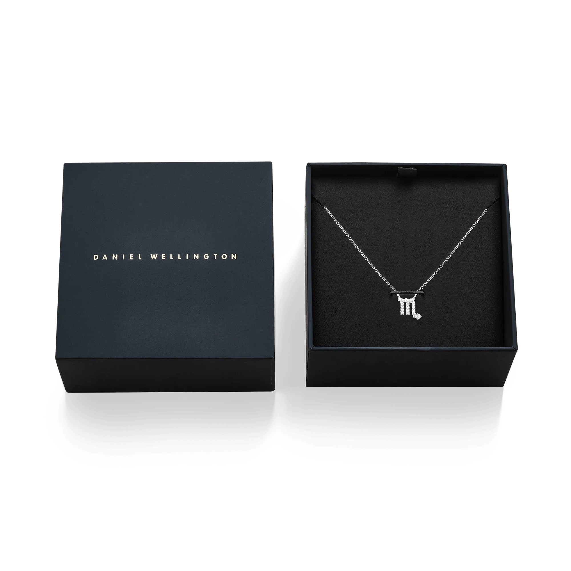 Crystal Zodiac Chain Necklace Silver - Image 21