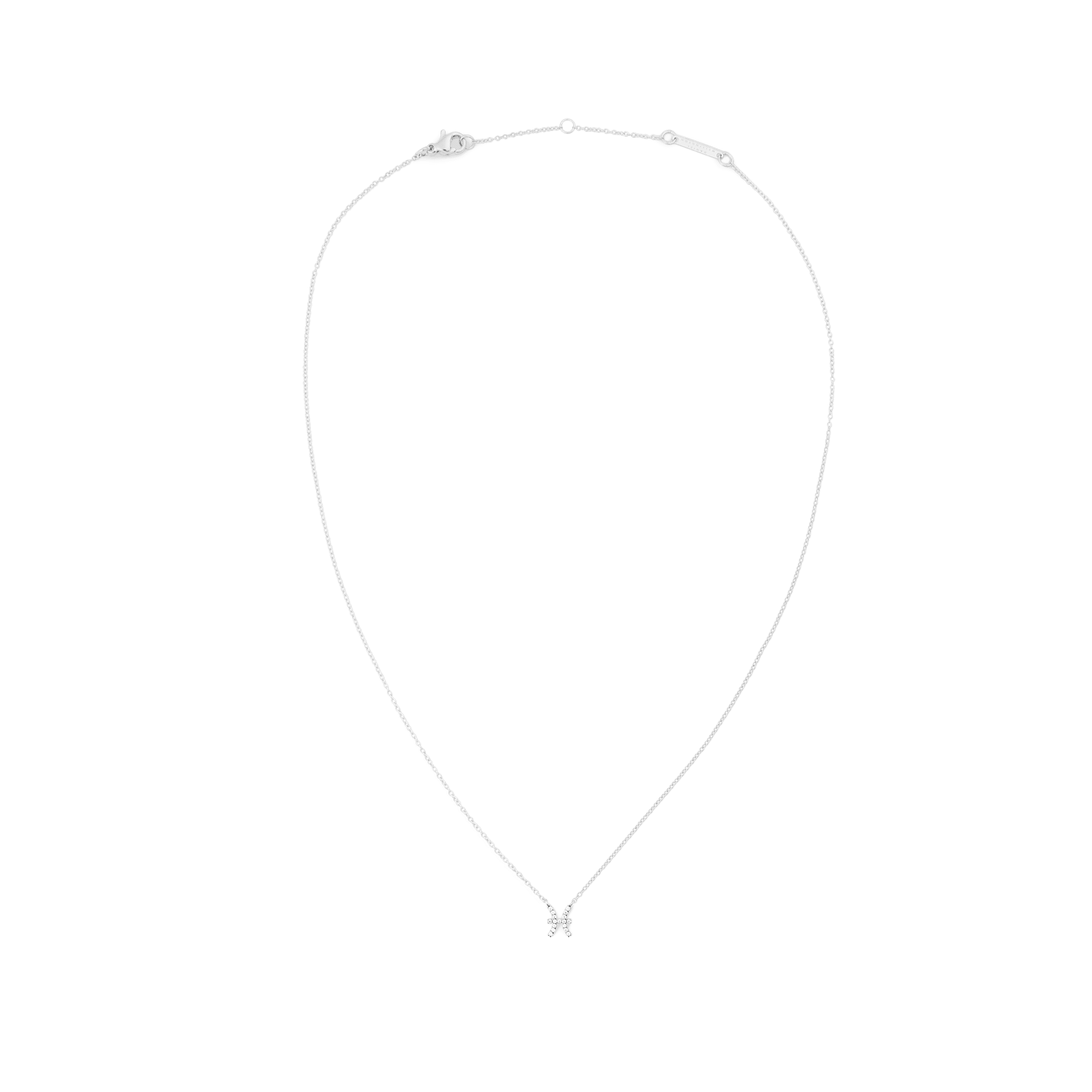 Crystal Zodiac Chain Necklace Silver - Image 3