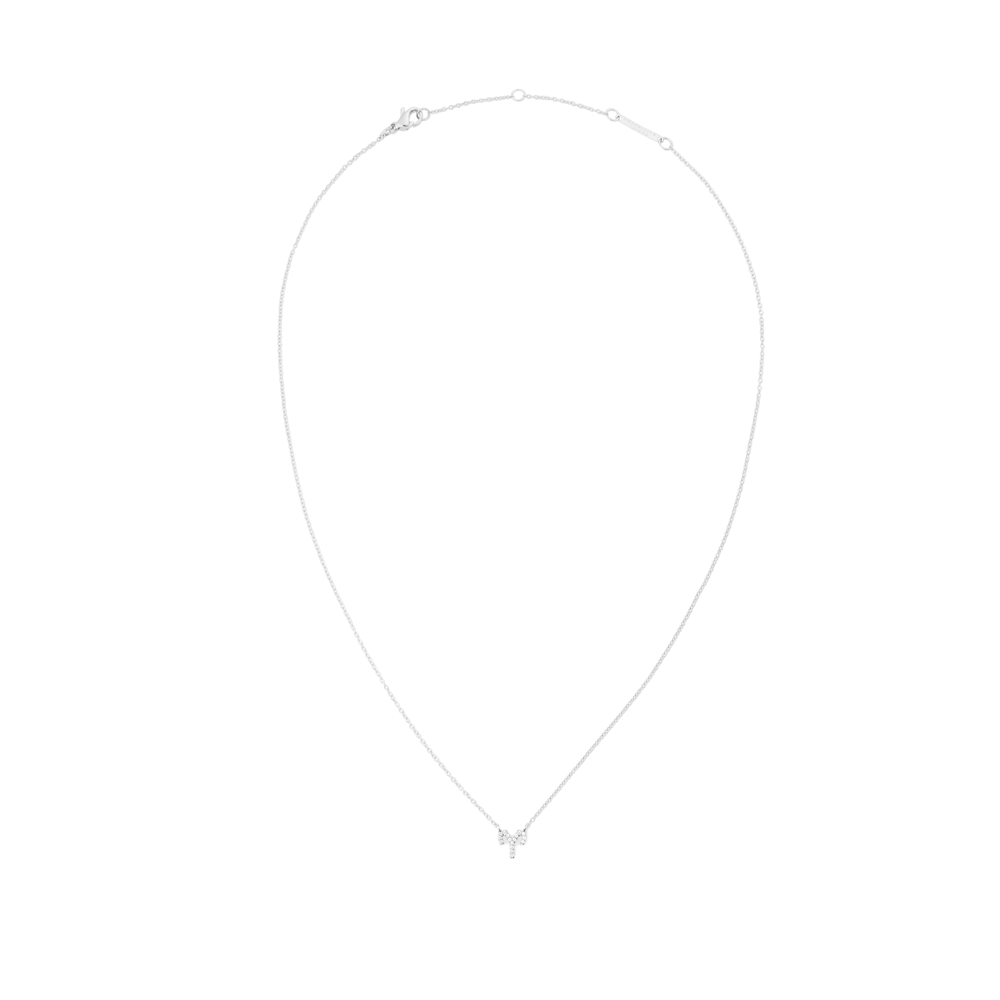 Crystal Zodiac Chain Necklace Silver - Image 48