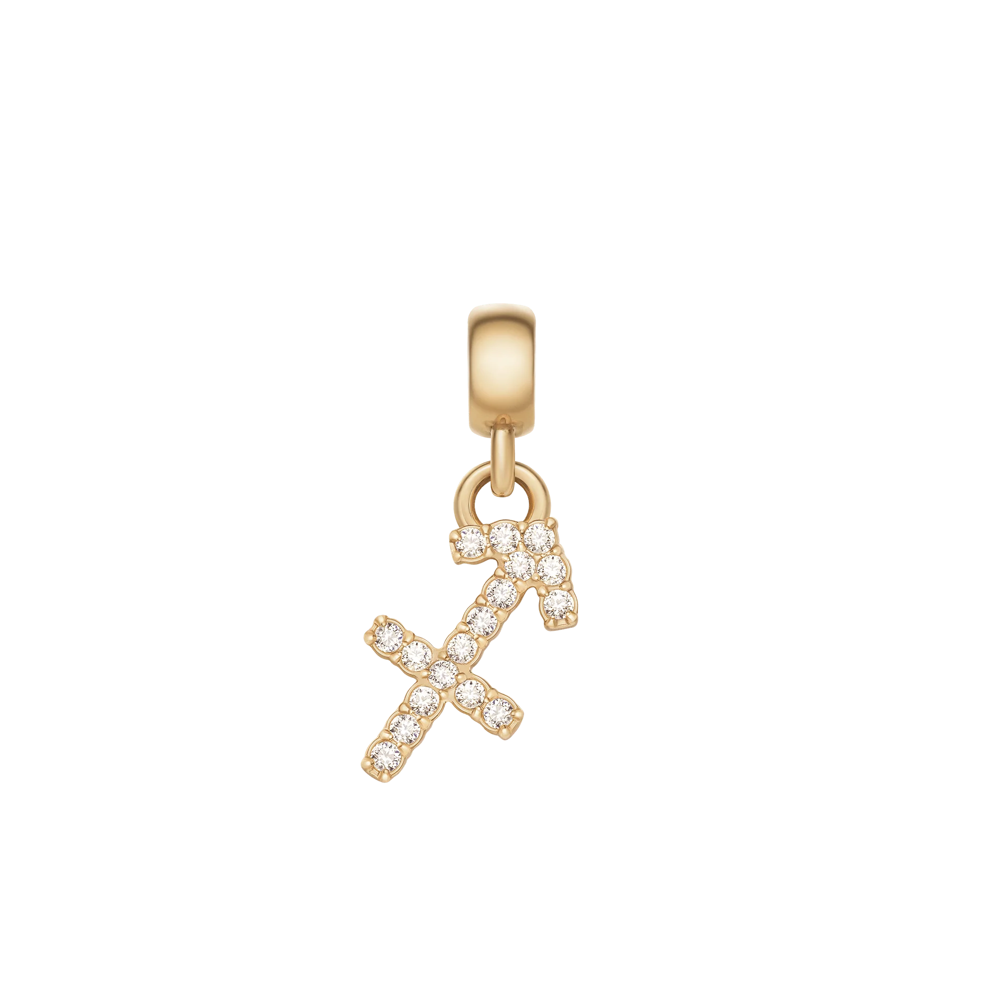 Crystal Zodiac Charm Gold - Image 4