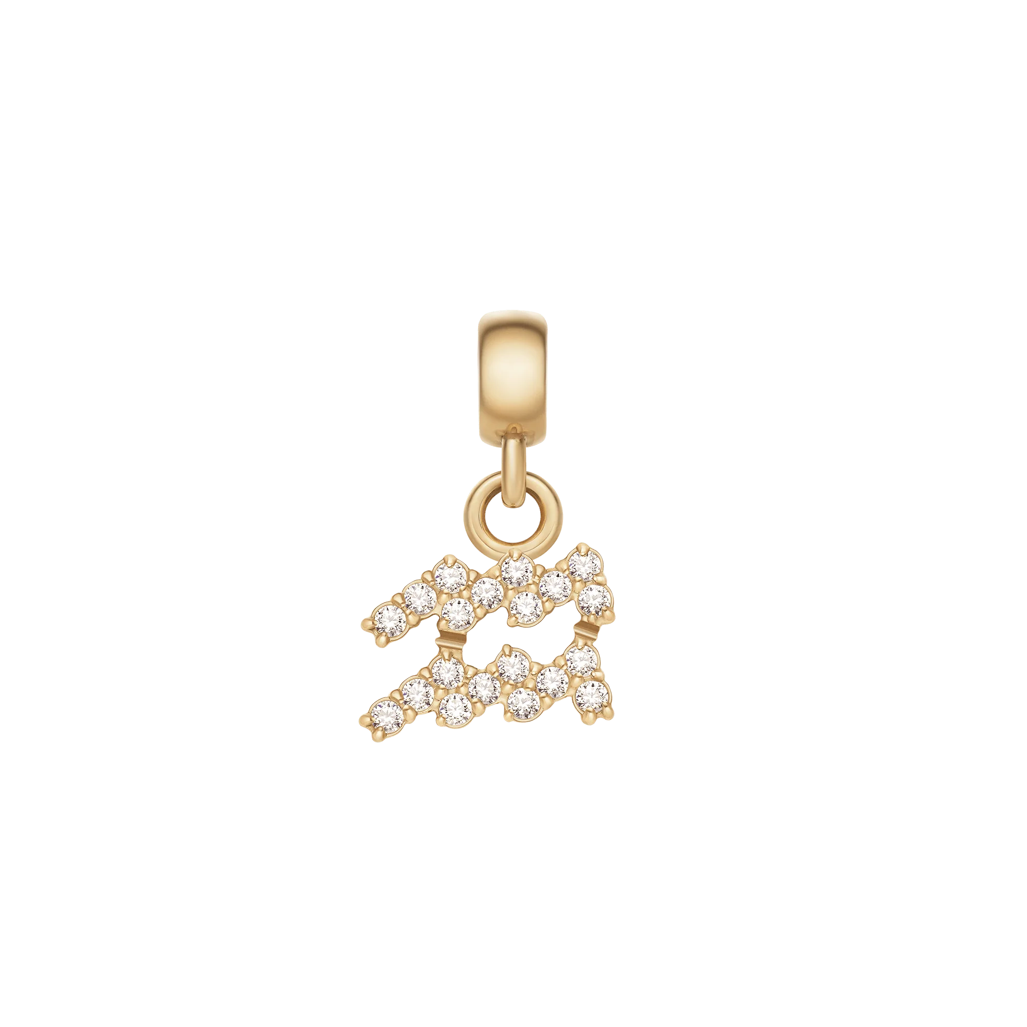 Crystal Zodiac Charm Gold - Image 5