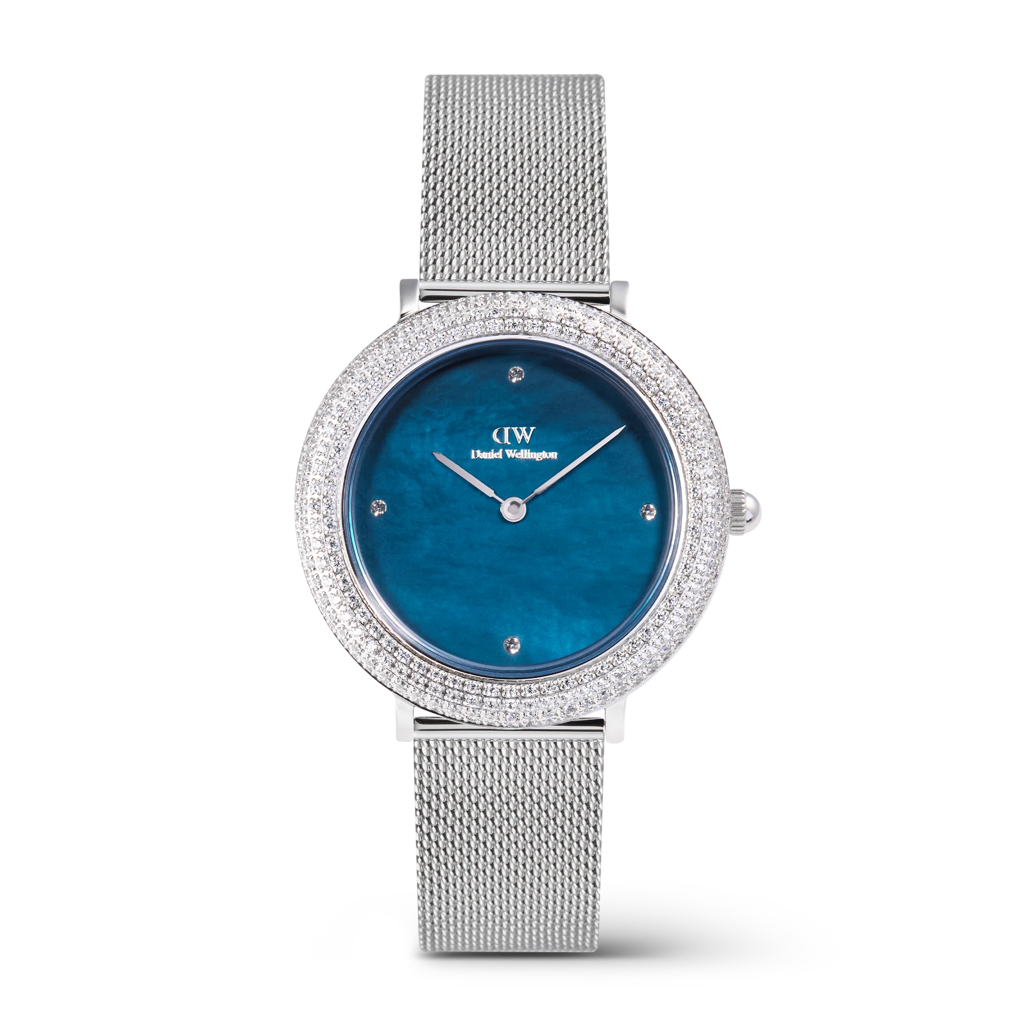 Crystalline Bezel Sterling Blue