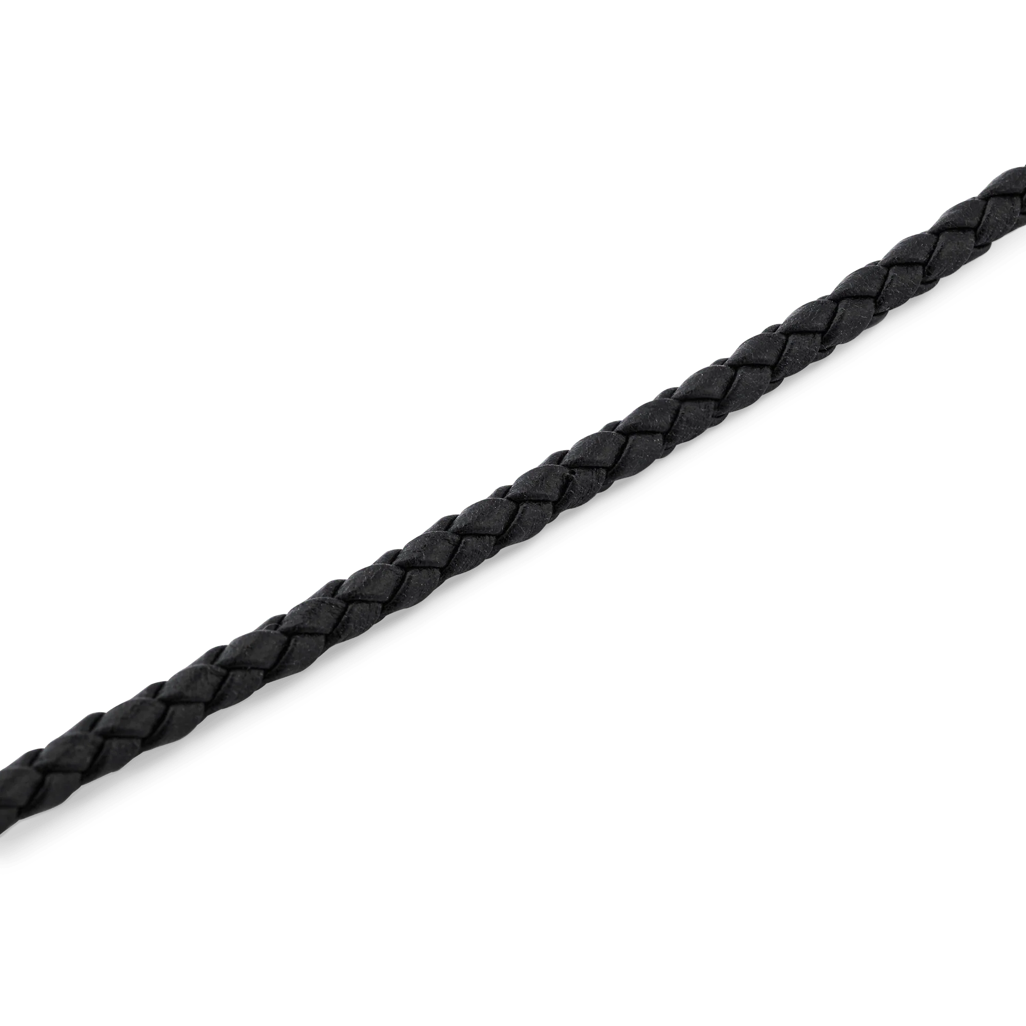 Daniel  Braided Leather Bracelet Sheffield 2.8 Gold - Image 3