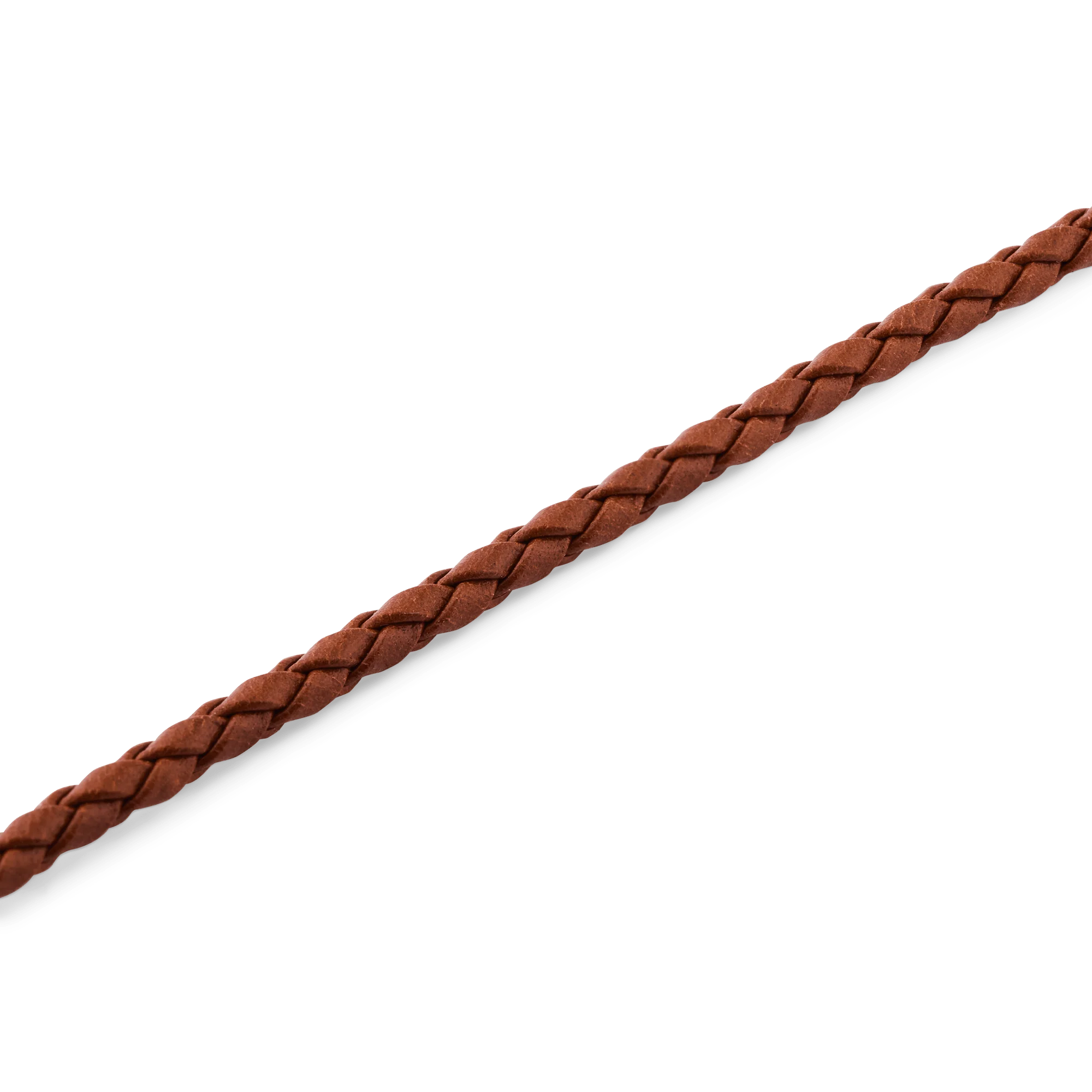 Daniel Braided Leather Bracelet St Mawes 2.8 Gold - Image 3