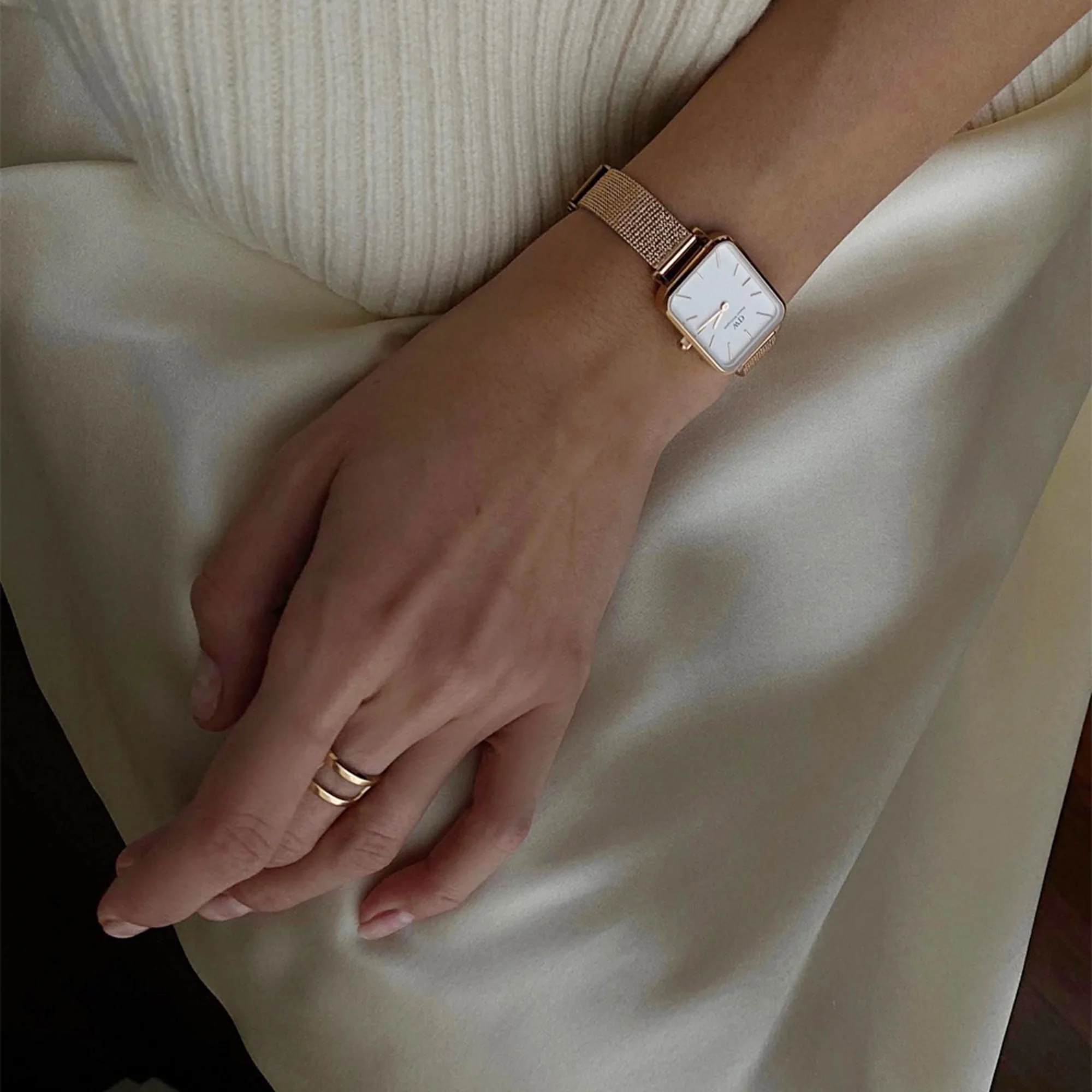 Elan Dual Ring Rose Gold - Image 2
