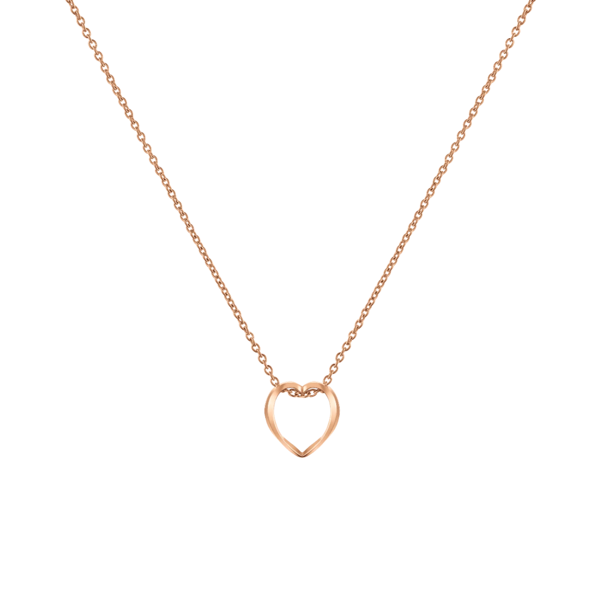 Elan Le Coeur Necklace Rose Gold - Image 2