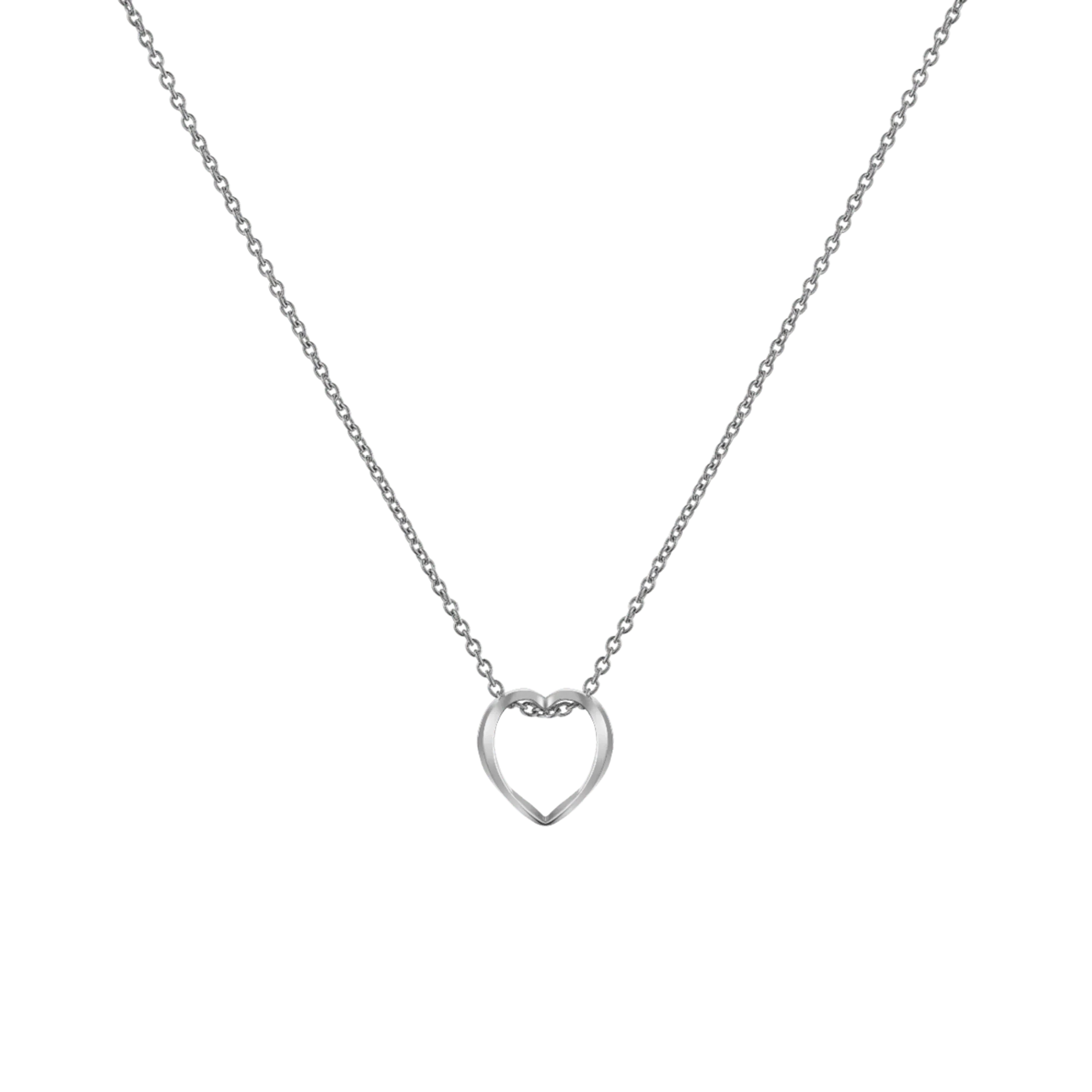 Elan Le Coeur Necklace Silver - Image 3