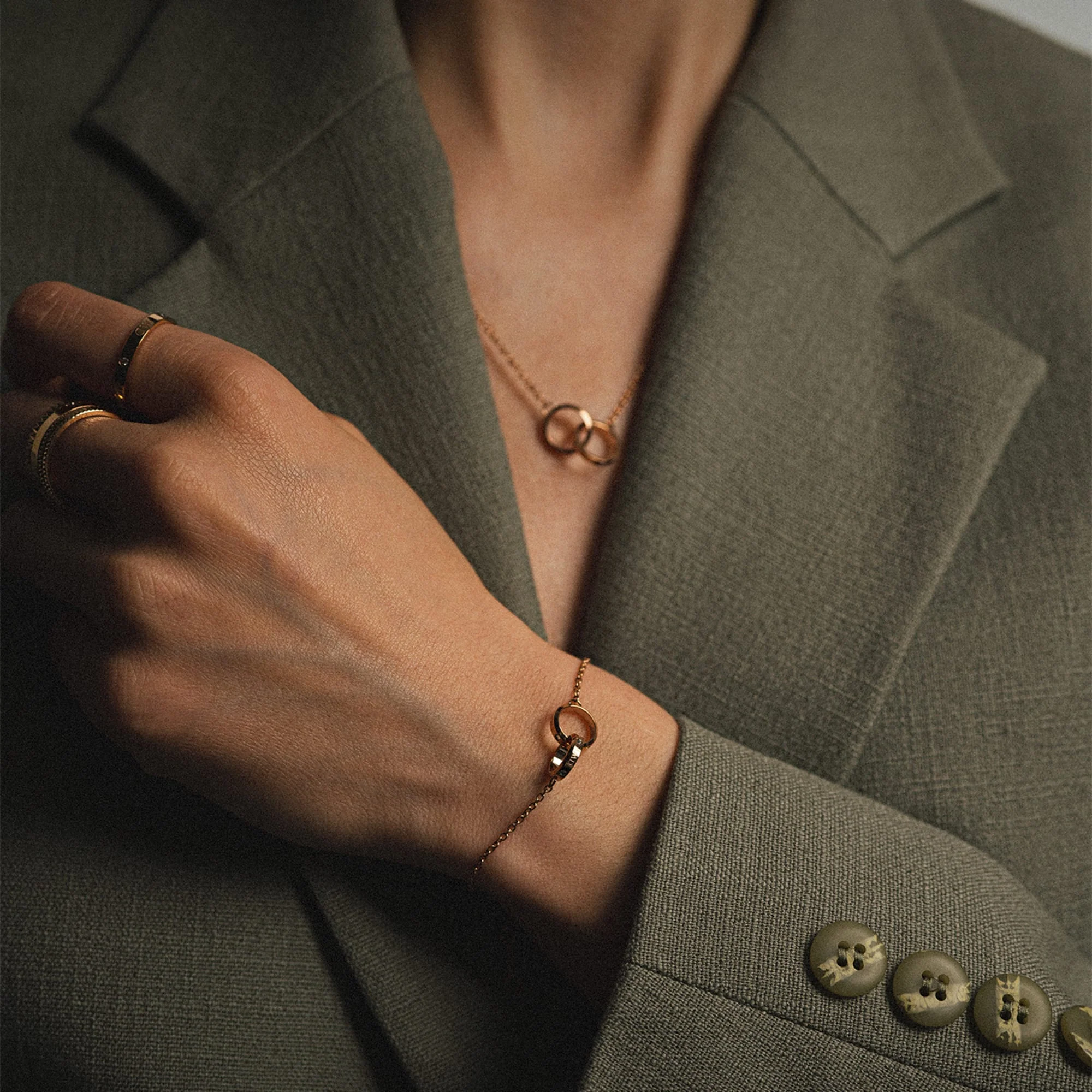 Elan Unity Bracelet Rose Gold - Image 8