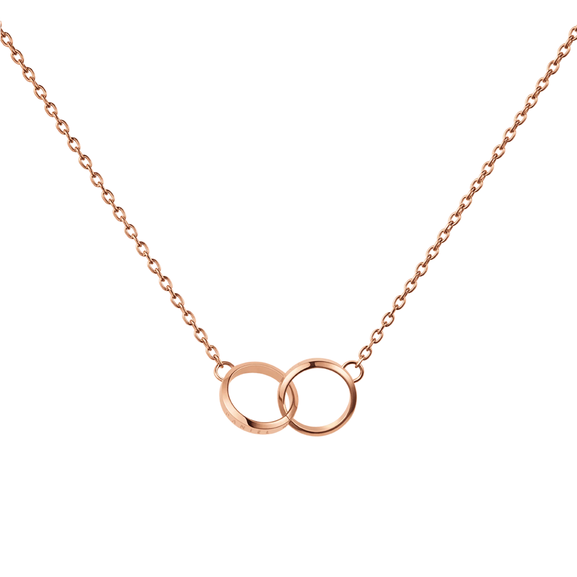 Elan Unity Necklace Rose Gold