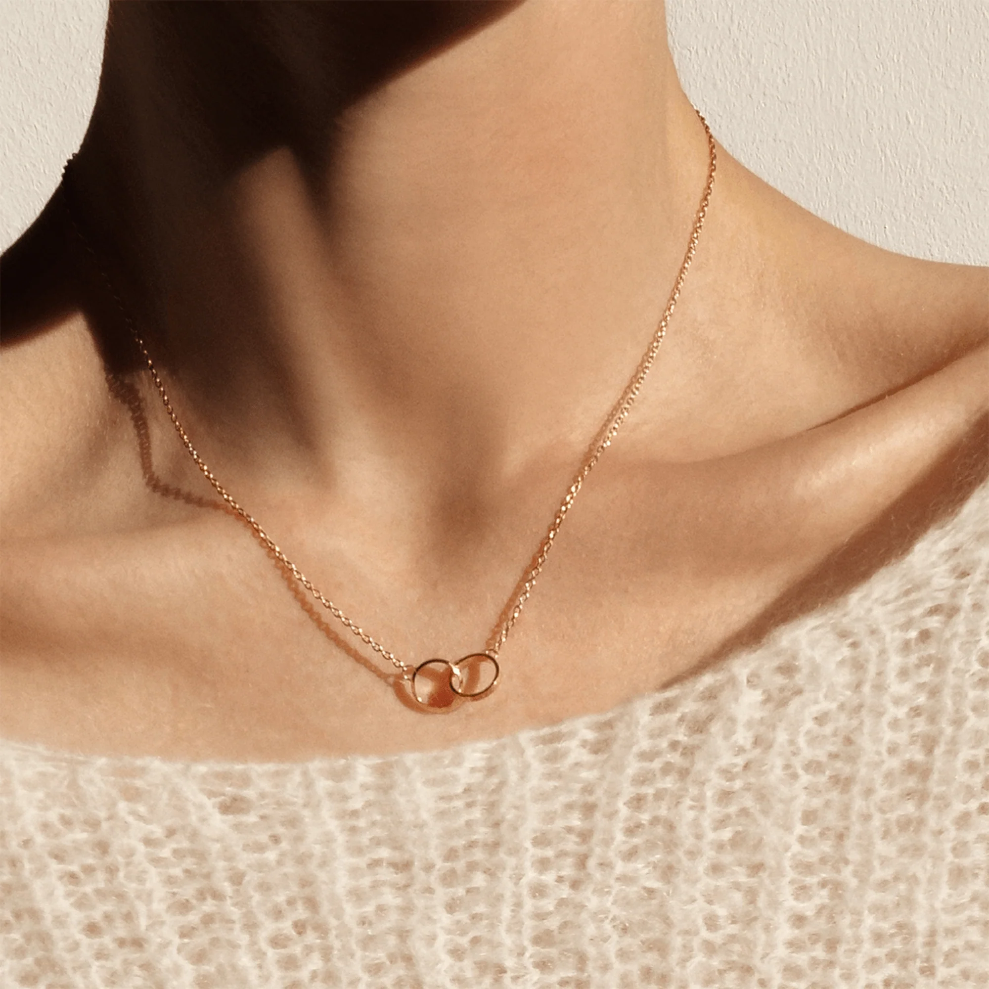 Elan Unity Necklace Rose Gold - Image 3