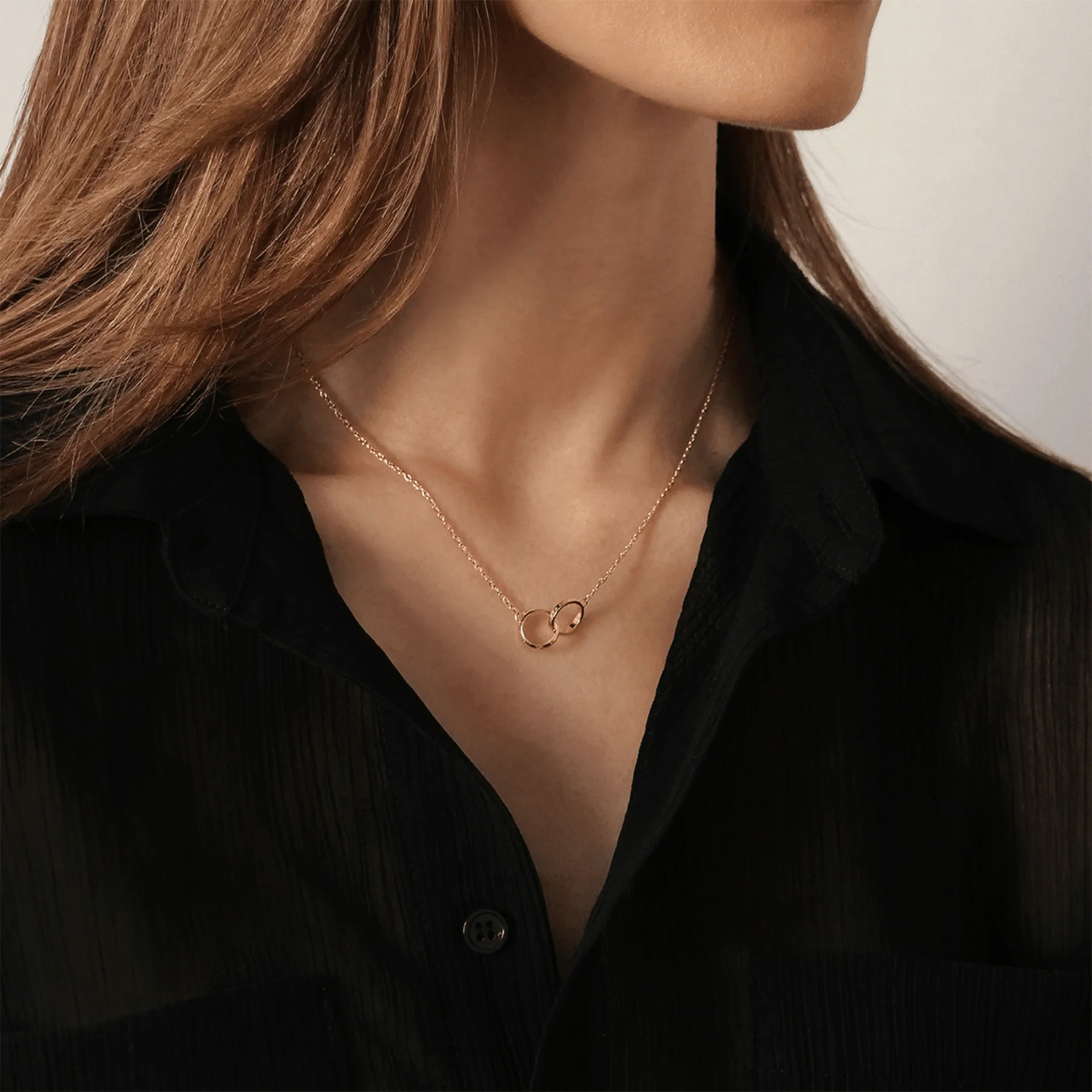 Elan Unity Necklace Rose Gold - Image 4