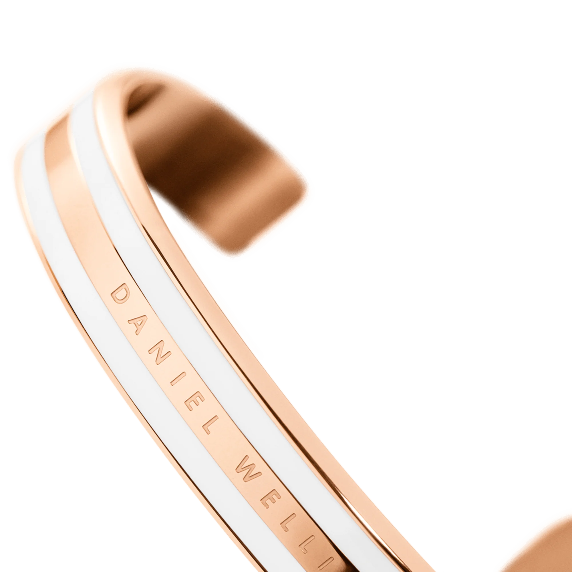 Emalie Bracelet Satin White Rose Gold - Image 6