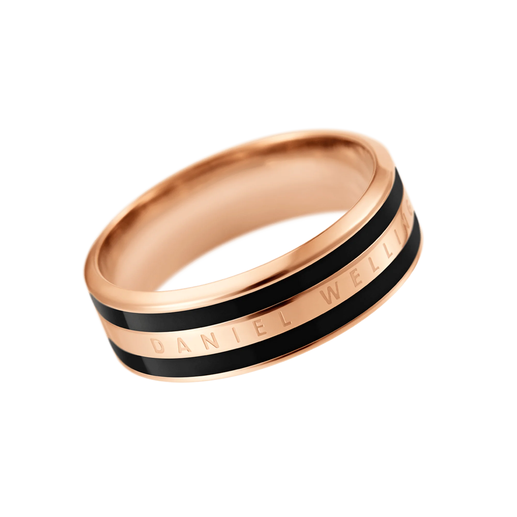 Emalie Ring Rose Gold Black - Image 7