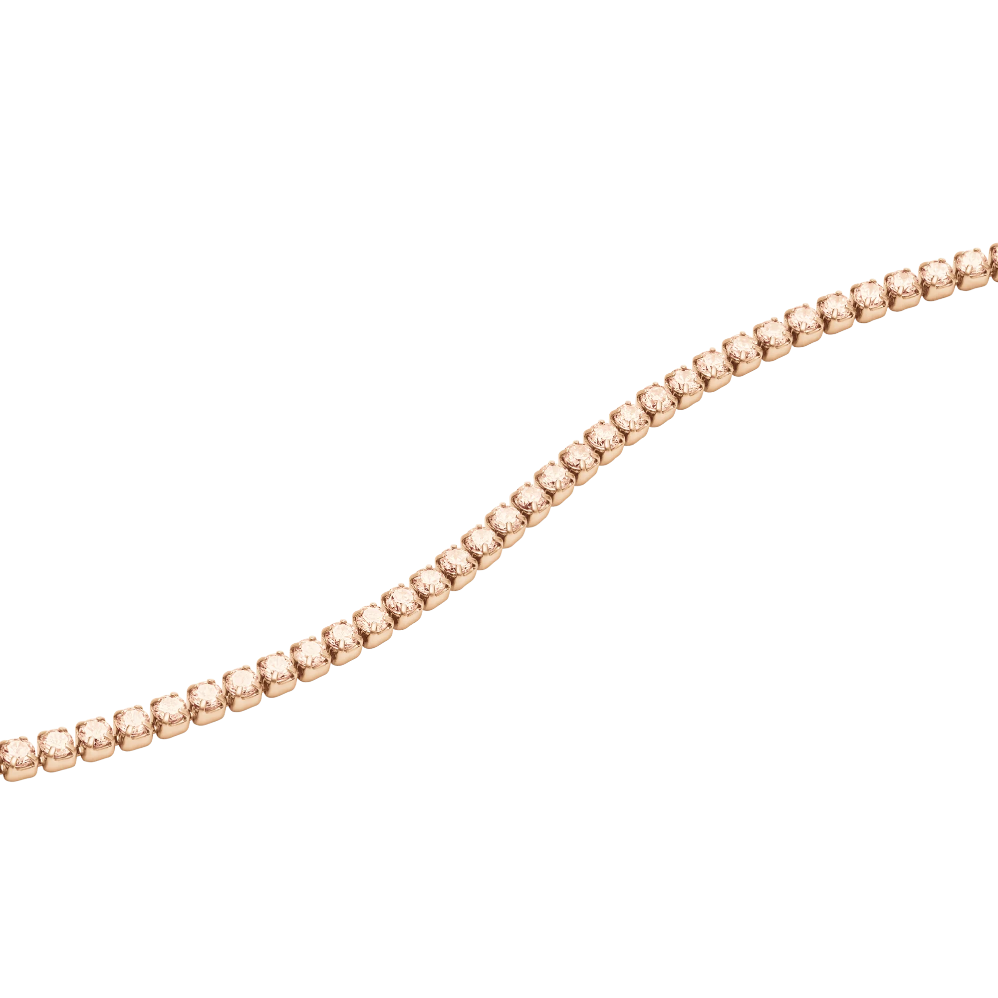 Federica Scagnetti x DW Peach Tennis Bracelet Rose Gold - Image 4