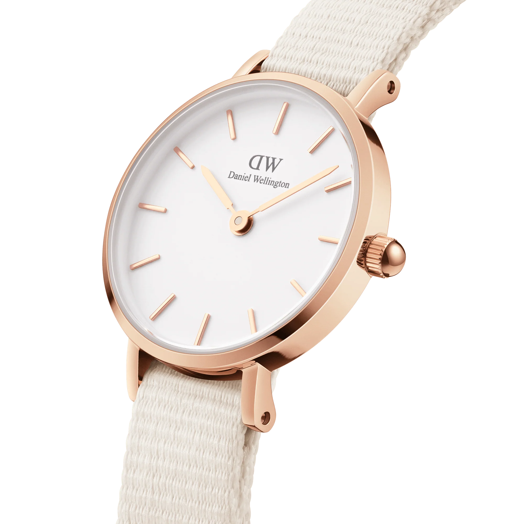 Federica Scagnetti x DW: Petite Chalk Nato Rose Gold - Image 4