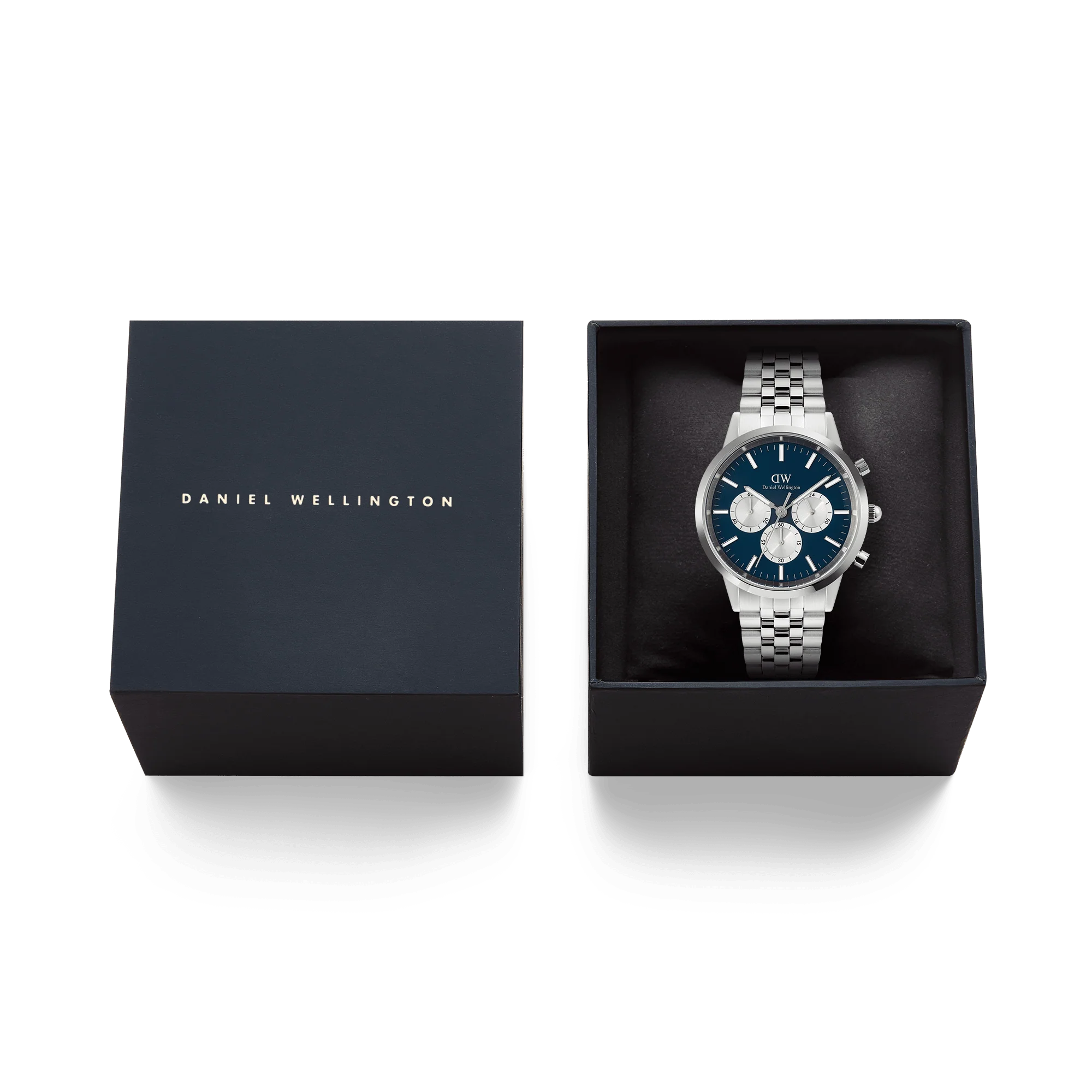 Iconic Chronograph Arch 5-Link Arctic Panda Silver - Image 7