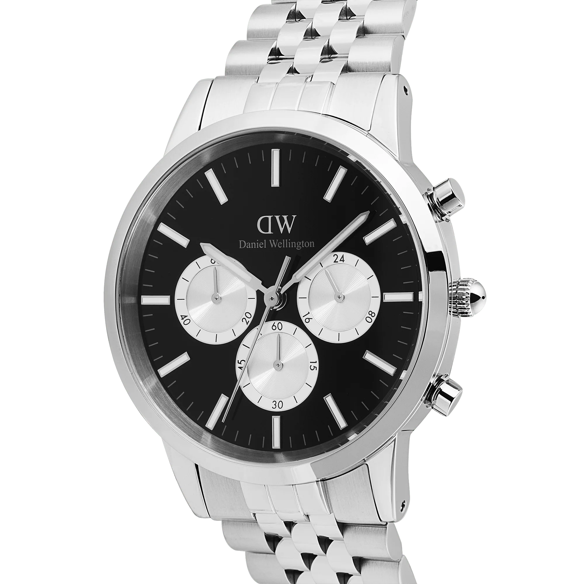 Iconic Chronograph Arch 5-Link Onyx Panda Silver - Image 3
