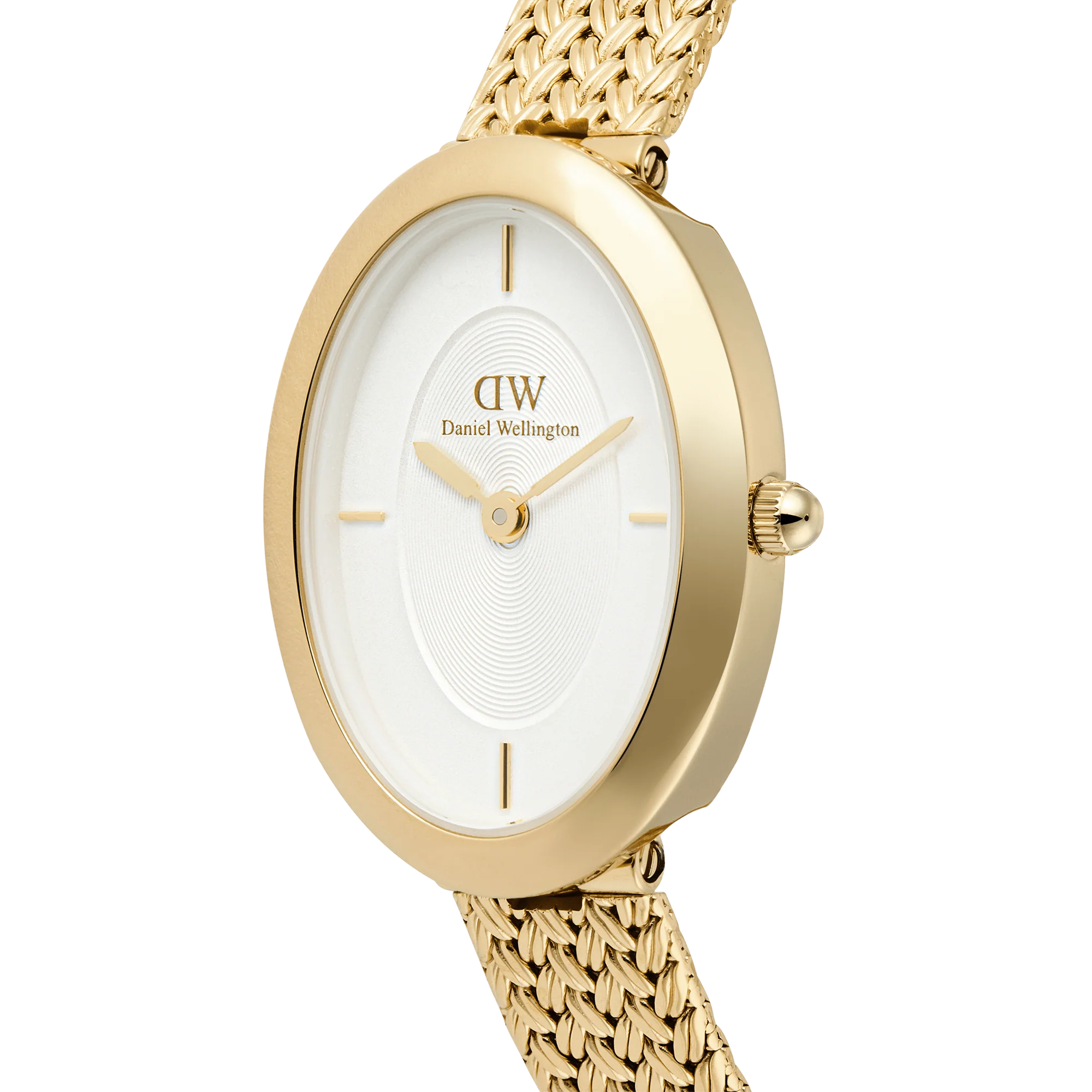 Juliette Braided Mesh White Sunray Gold - Image 5